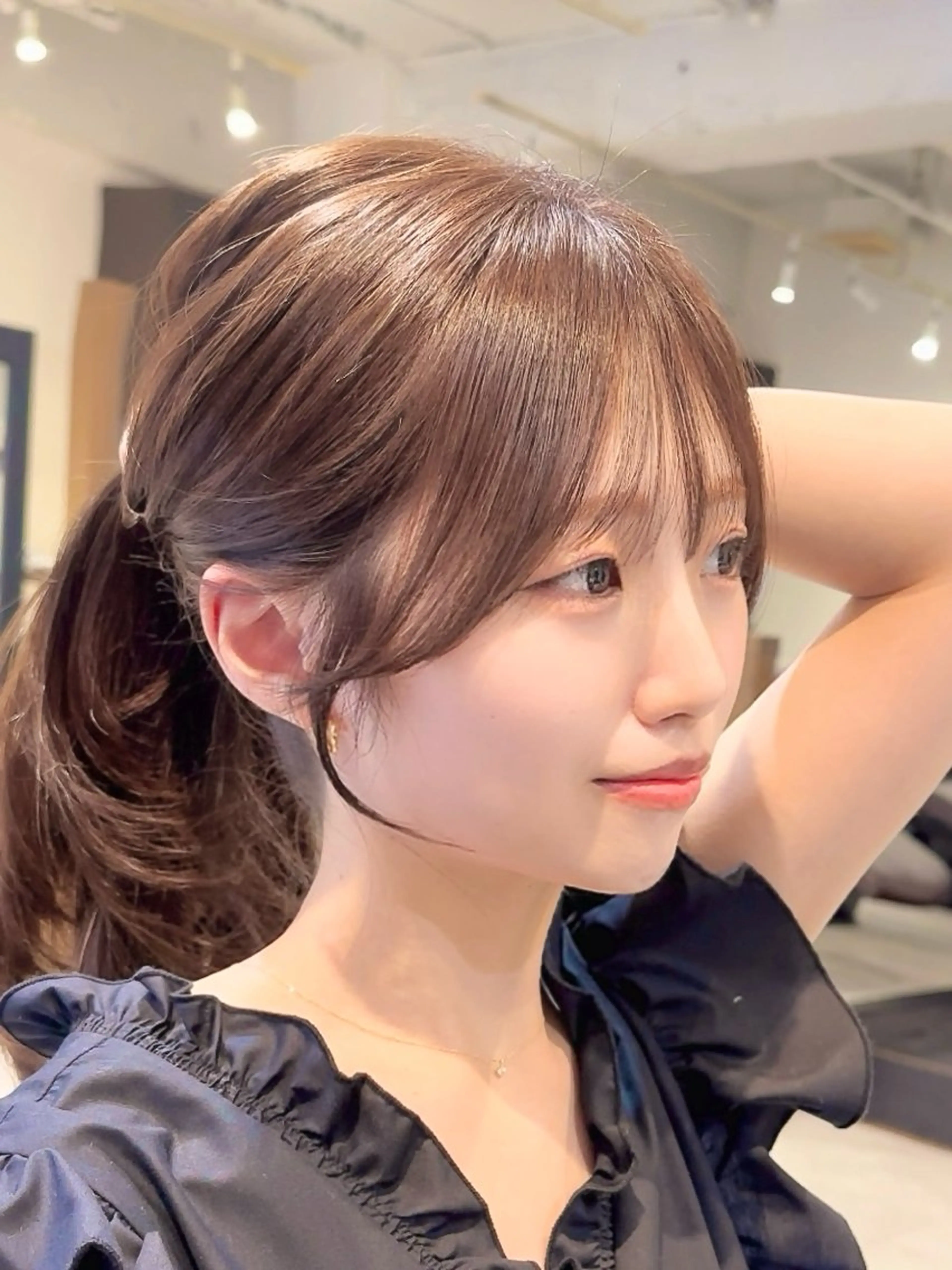 ミディアム 大阪/ショート特化型 美容師/吉留亜門のヘアスタイル