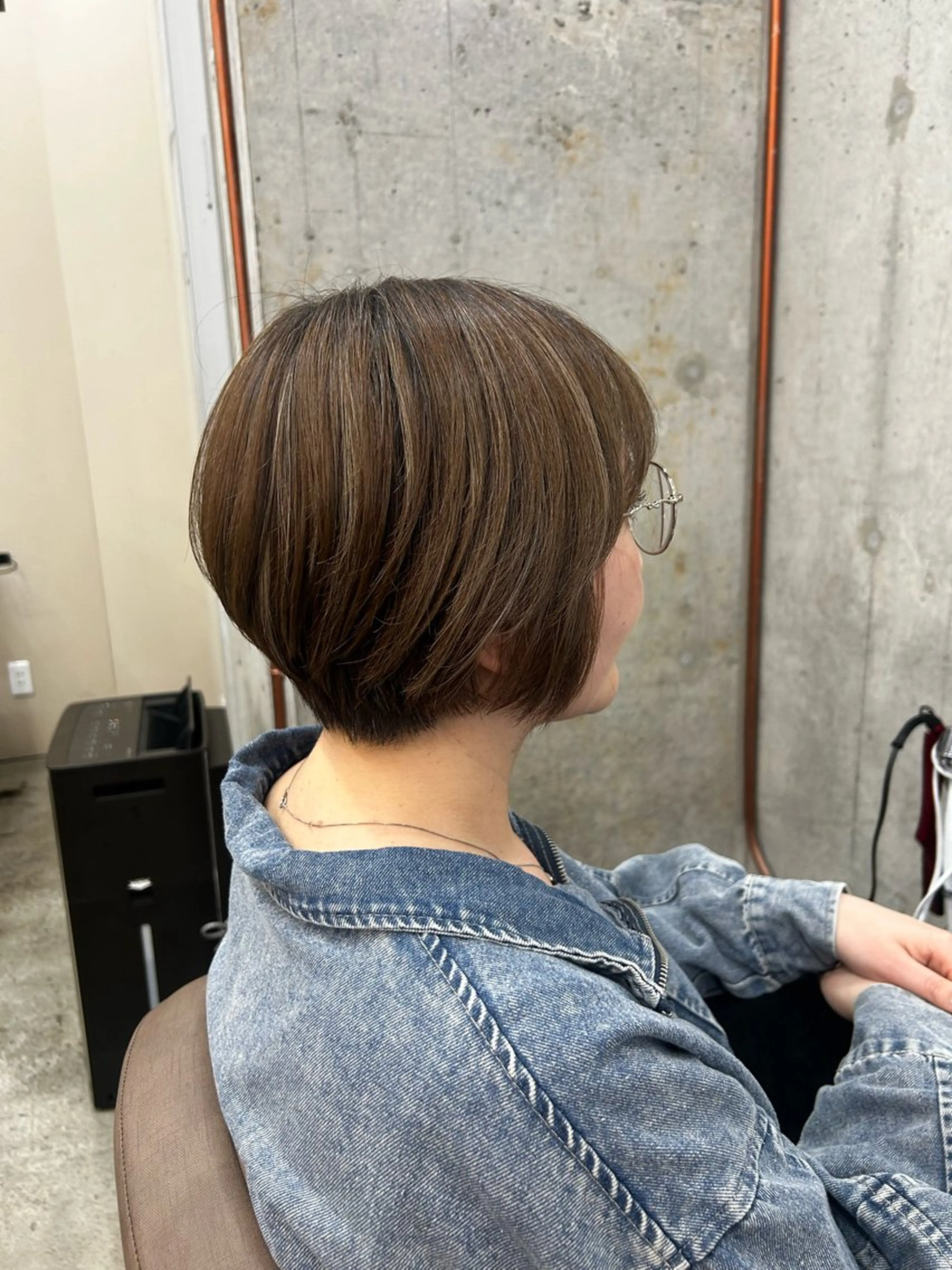 ショート カット カット・ブリーチ/ ふわあいりのヘアスタイル