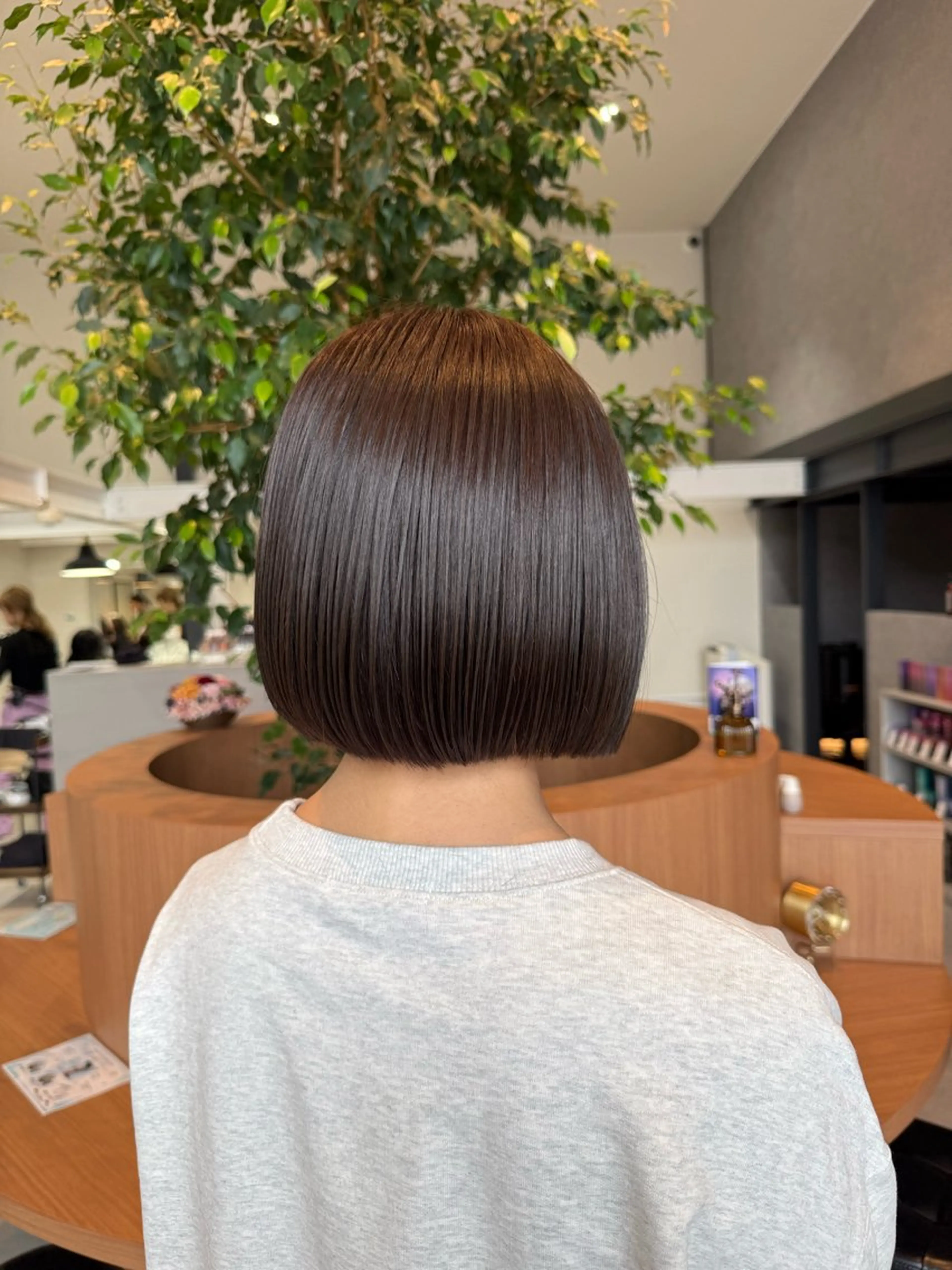 ショート カラー ボブ カット ヘアカラー トリートメント ayaka |トレンドヘアのヘアスタイル