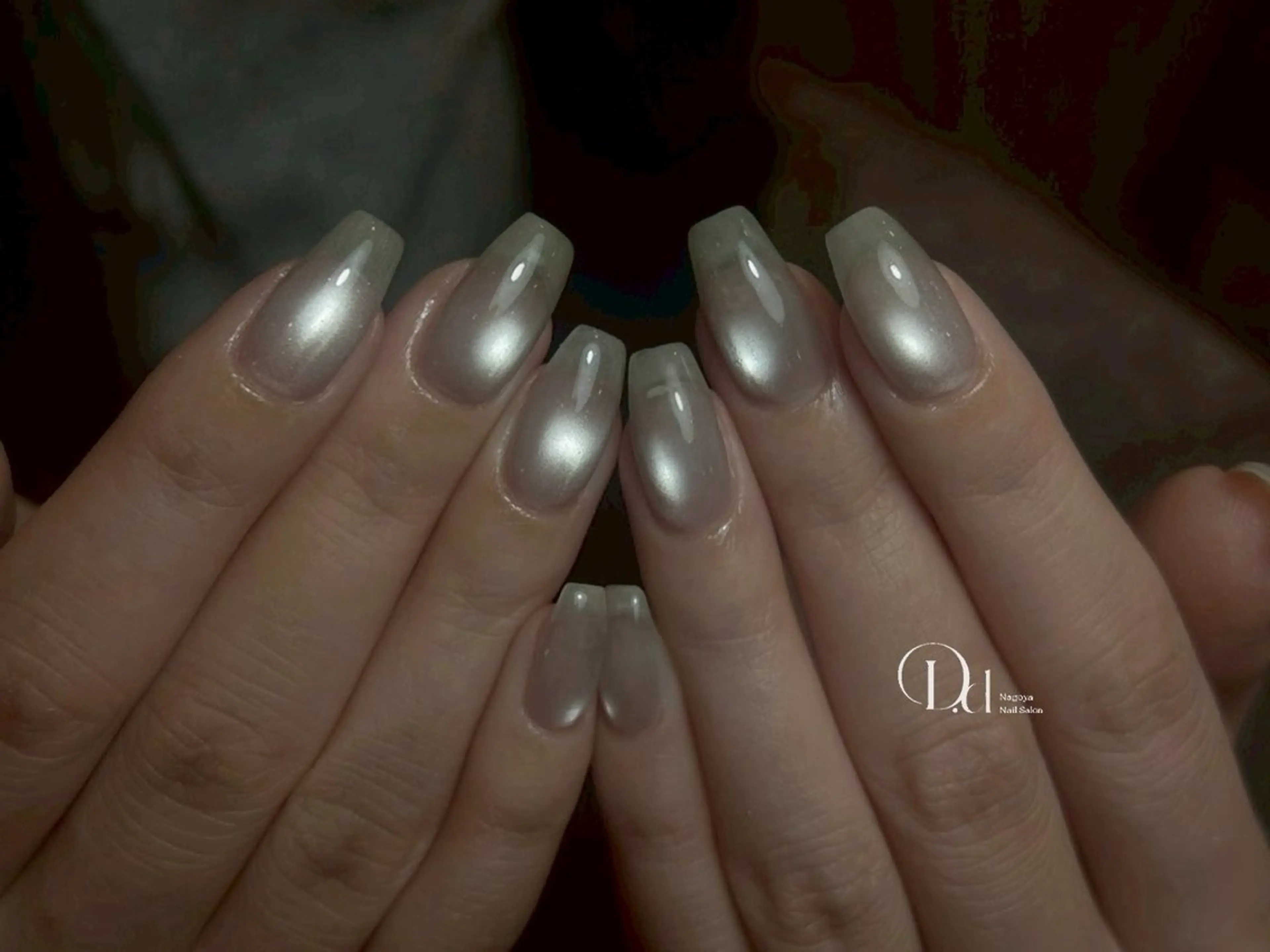 ネイル 長さ出し ジェルネイル 韓国ネイル マグネットネイル 持ち込み ハンドネイル D.d Reinaのネイルデザイン