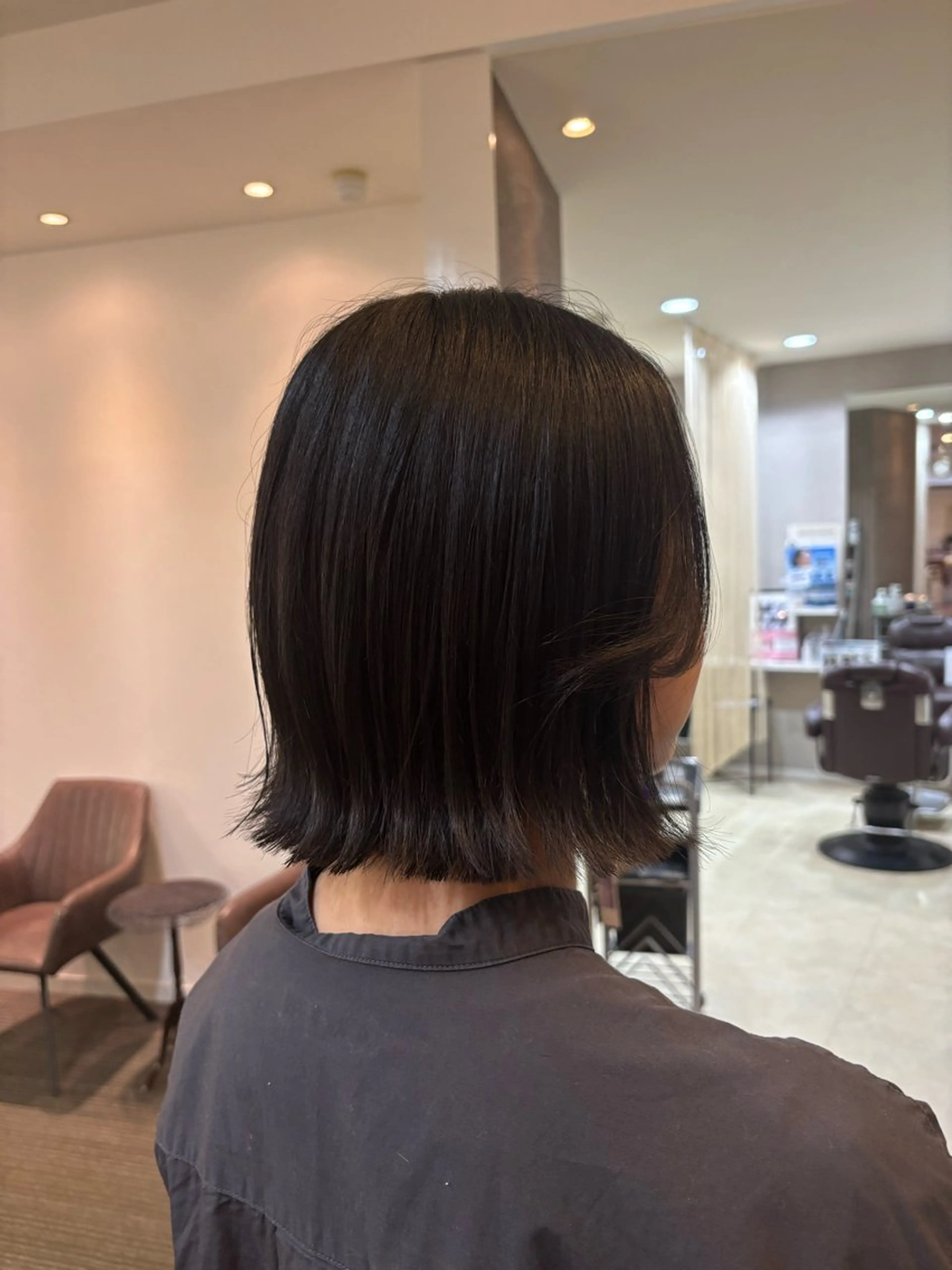 ミディアム 天野 妃菜のヘアスタイル