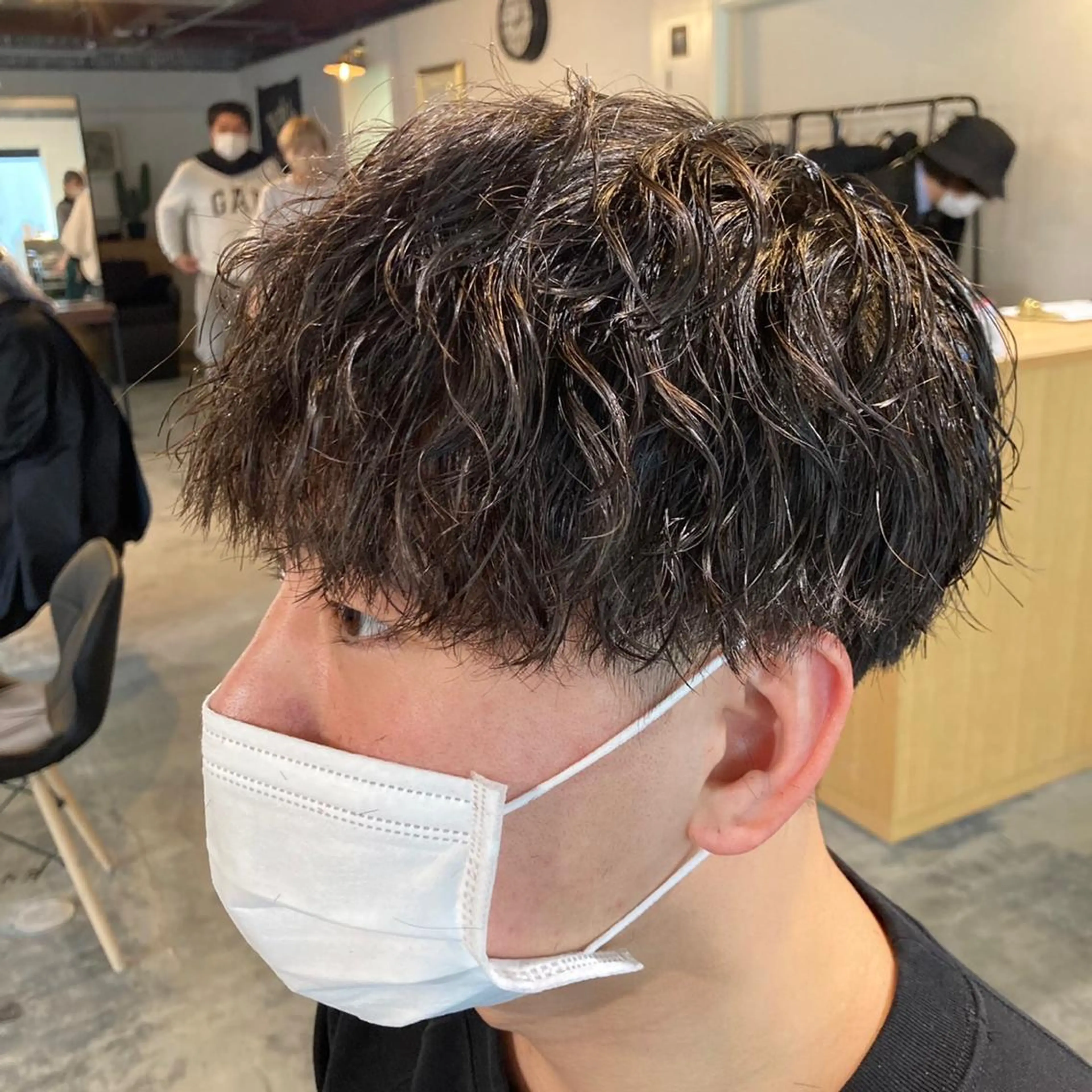 ショート パーマ カット パーマ Go today  シェアサロン札幌nix店所属・海外スタイル✂︎ ✂︎sunのヘアスタイル