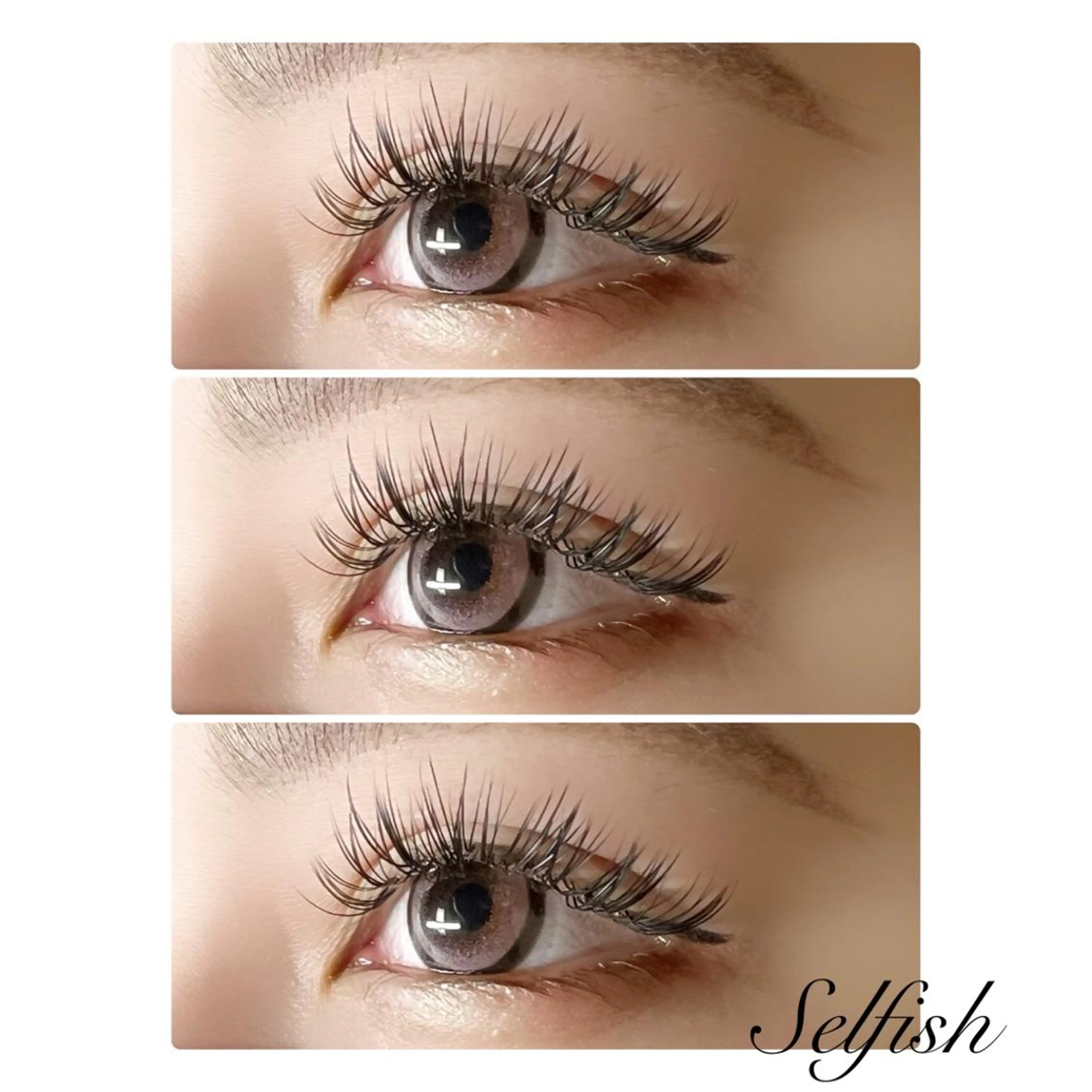 マツエク・マツパ 付け放題 フラットラッシュ マツエク eyelashsalonSelfish所属・. Selfishのマツエク・マツパデザイン