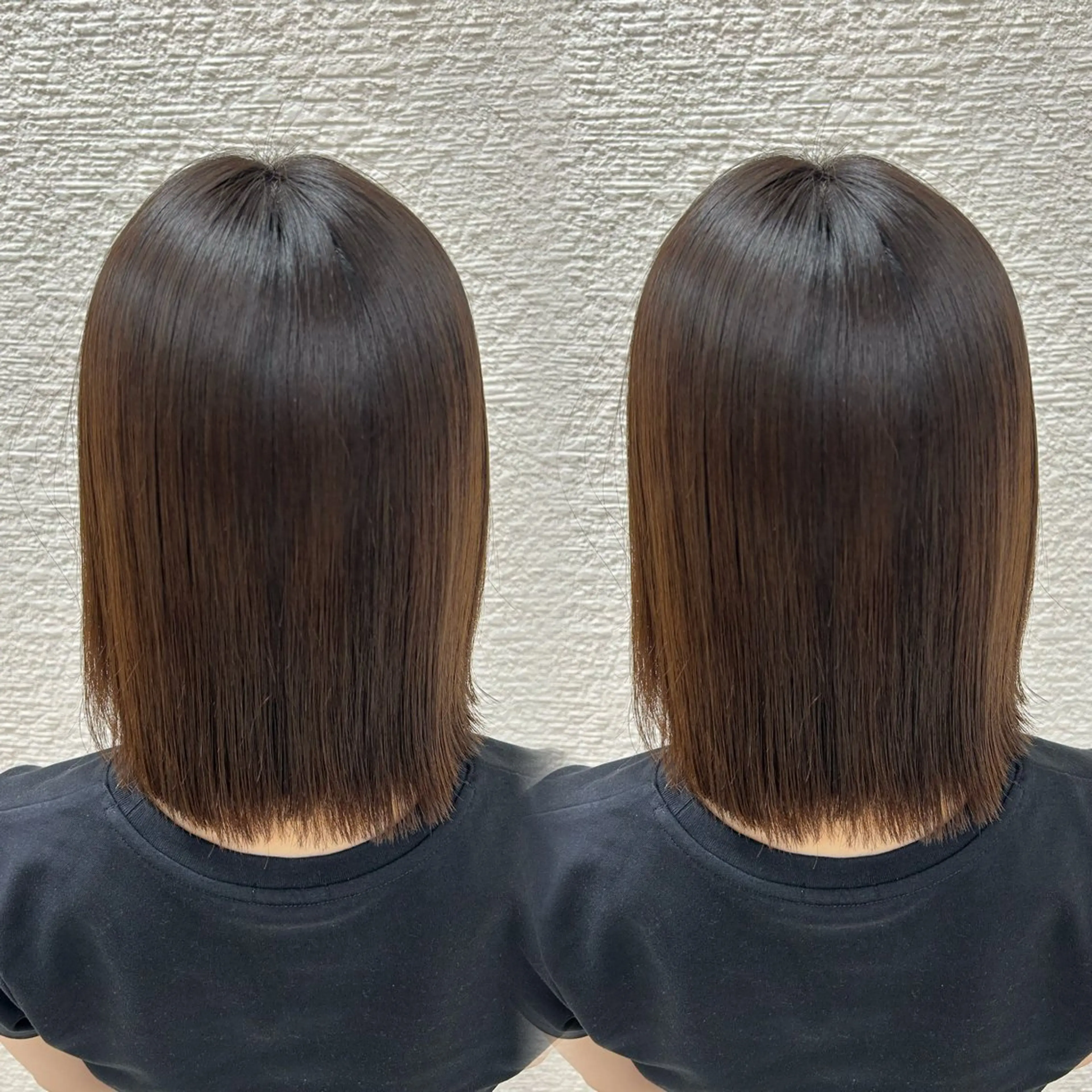 ショート パーマ 縮毛矯正 ベージュ／スパ／ レイヤー／ゆいなのヘアスタイル