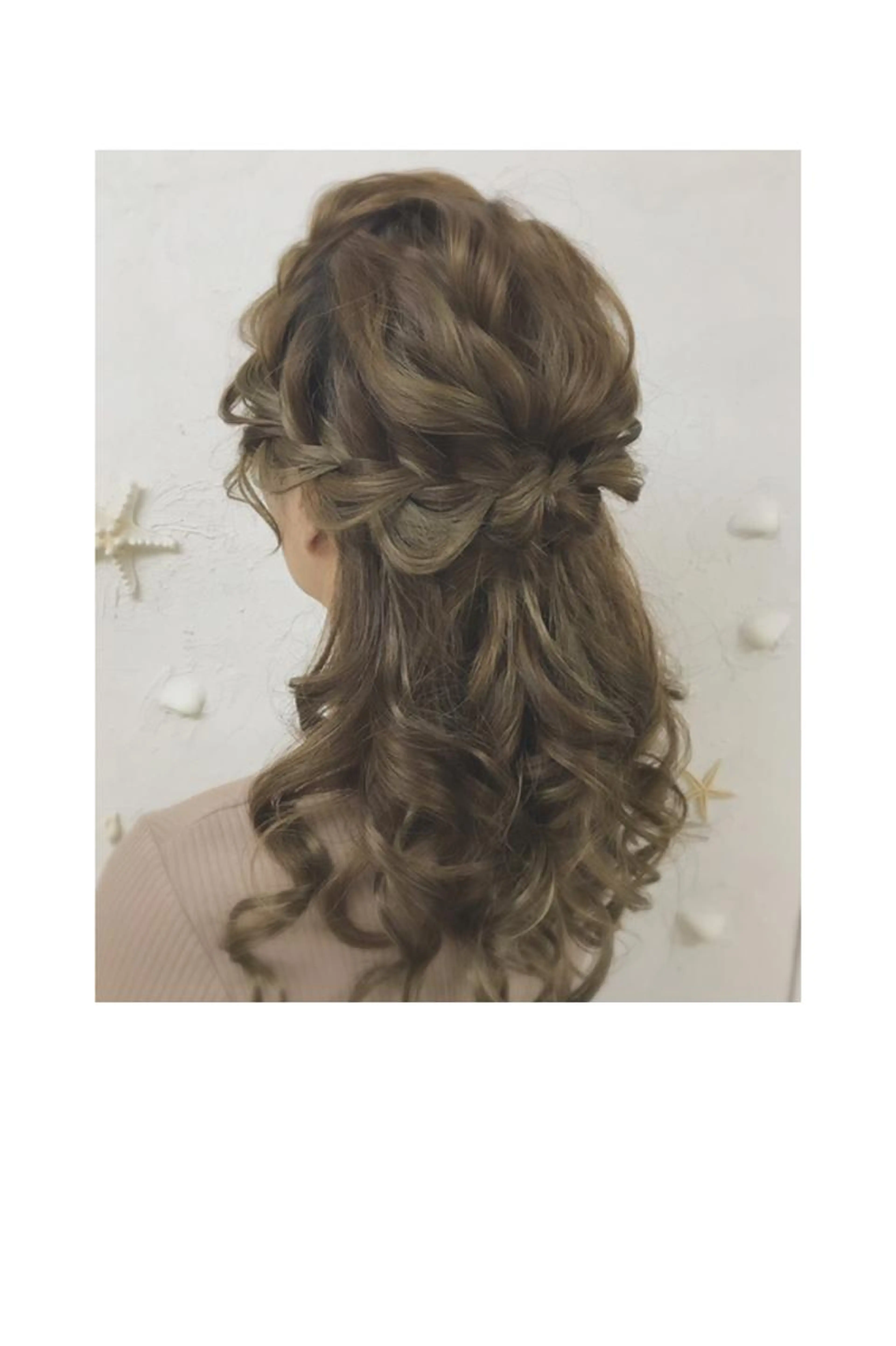 結婚式や推し活にヘアセットをの写真