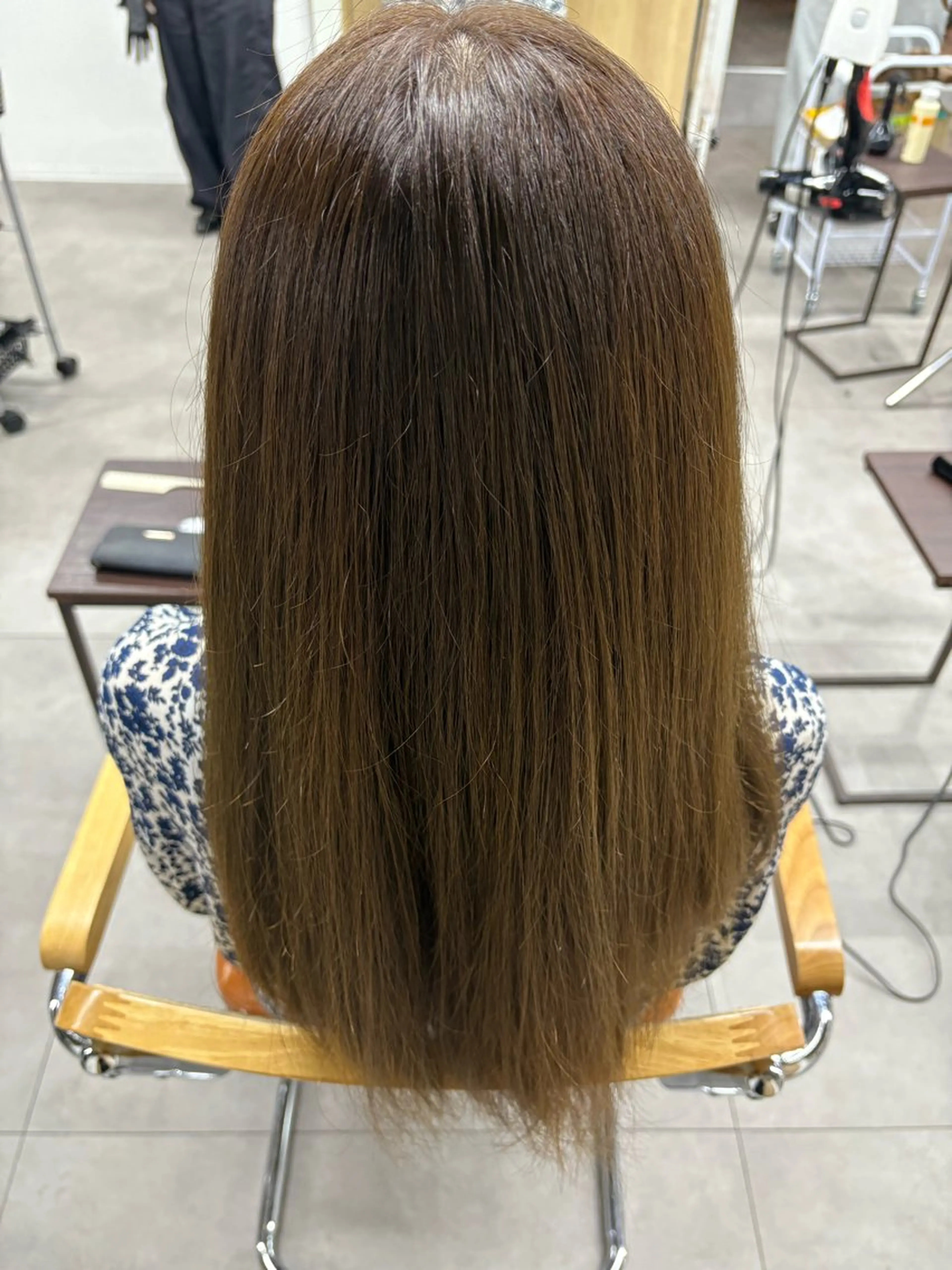 ロング KOHEI/ブリーチ •縮毛矯正モデル募集のヘアスタイル