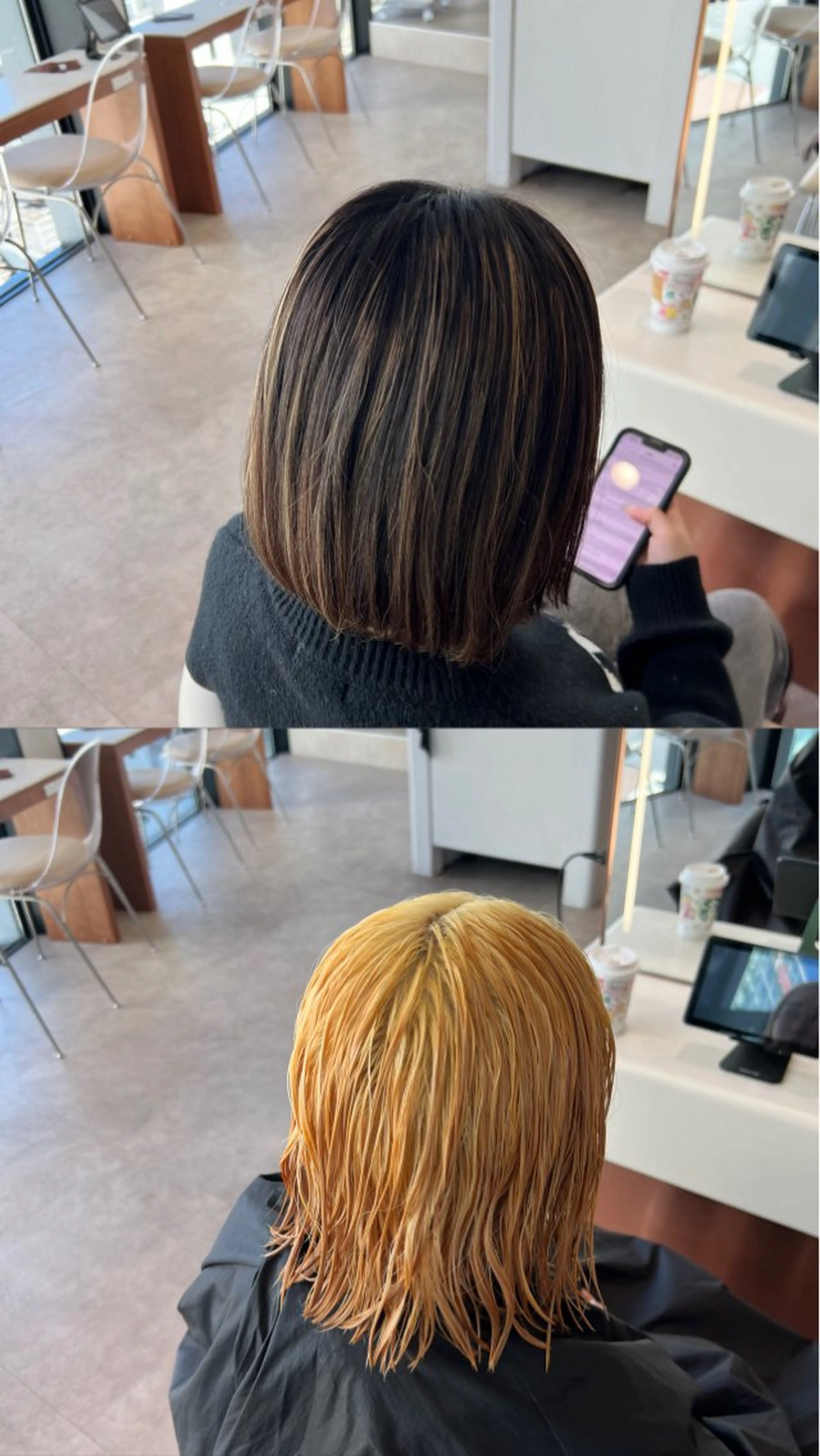 ミディアム カラー ✨髪質改善 縮毛矯正 艶髪 立川 コウキ✨のヘアスタイル