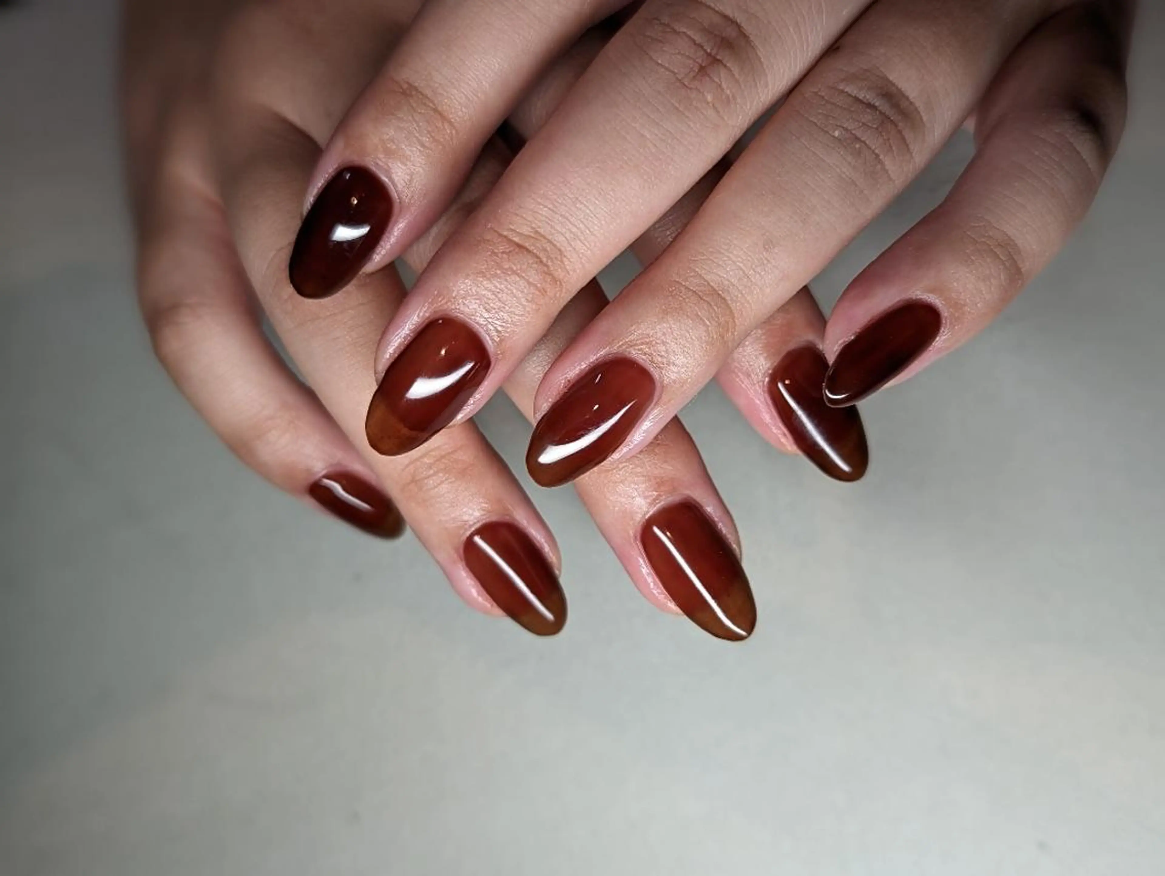 ネイル ワンカラーネイル ハンドネイル Nailsalon BEeR。のネイルデザイン