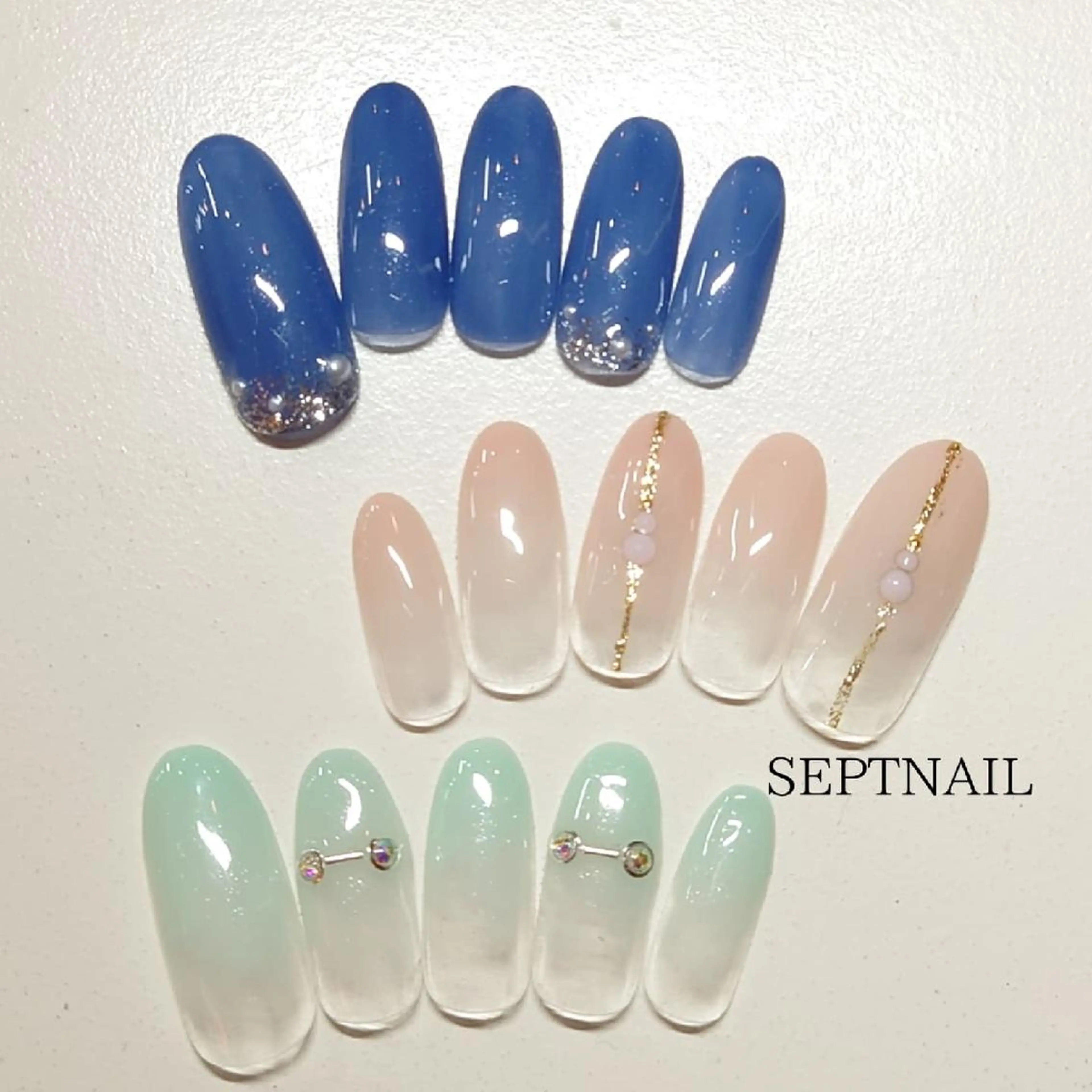 ネイル オフィスネイル ハンドネイル SEPTNAIL 中澤のネイルデザイン