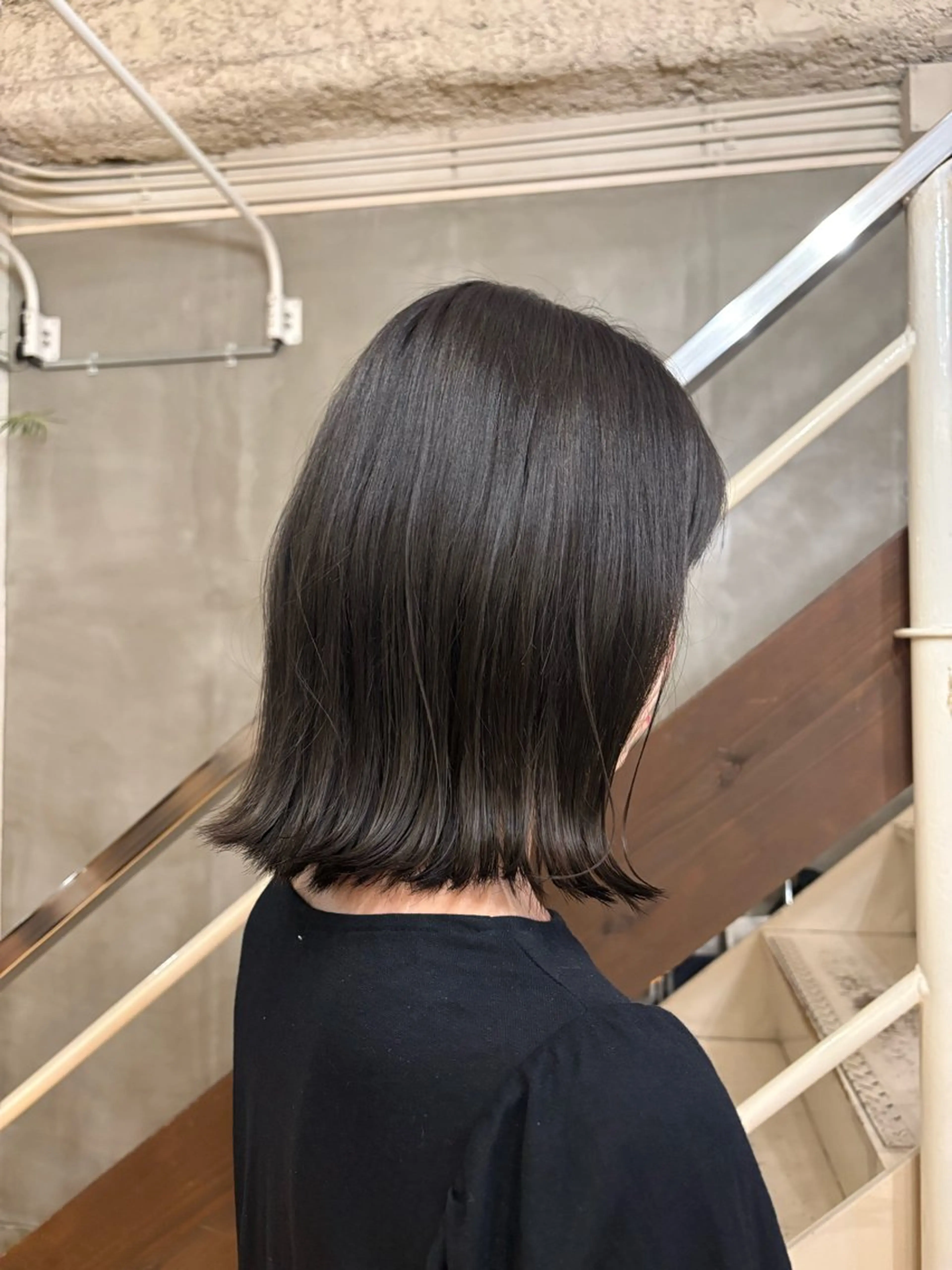 ショート ヘアカラー 武田玲音/カラー モデル/堀江のヘアスタイル