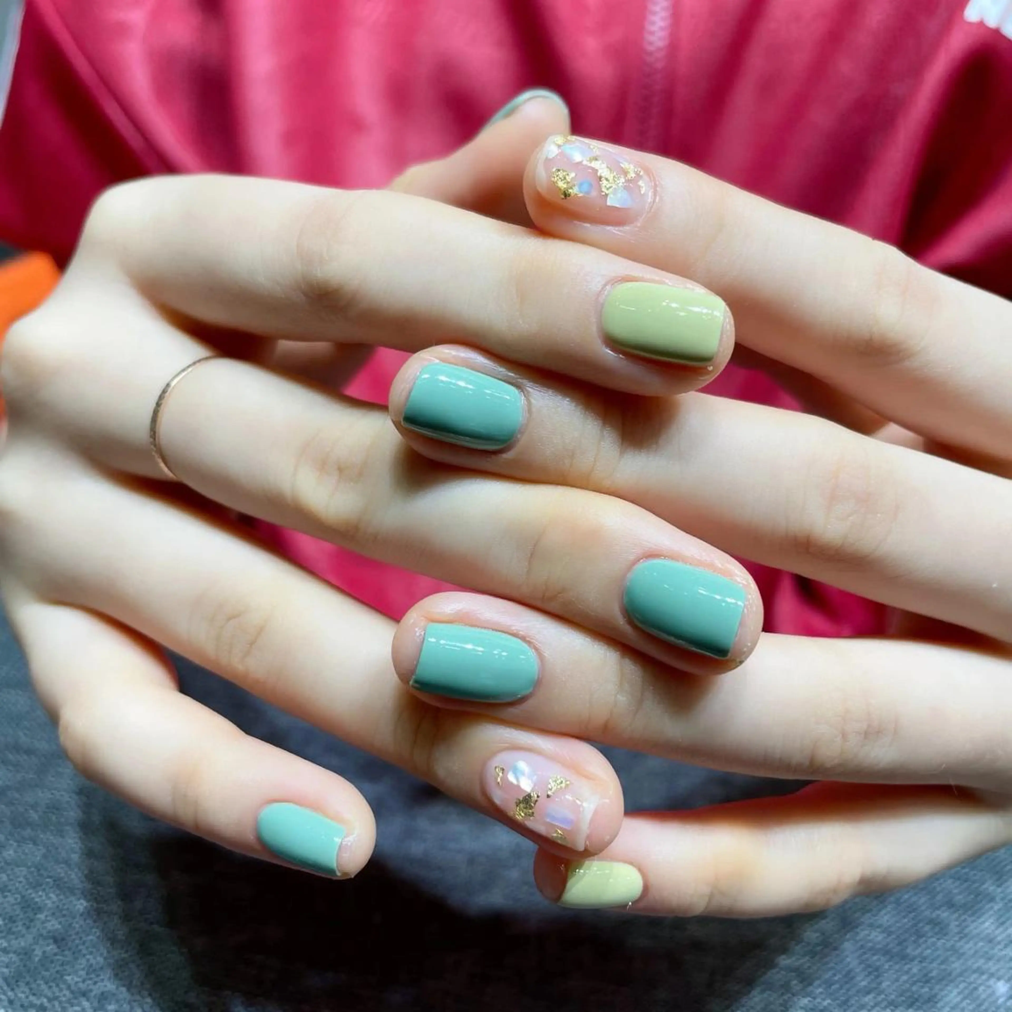 ネイル 🦋ネイルサロン ブラン🌈ゆりのネイルデザイン