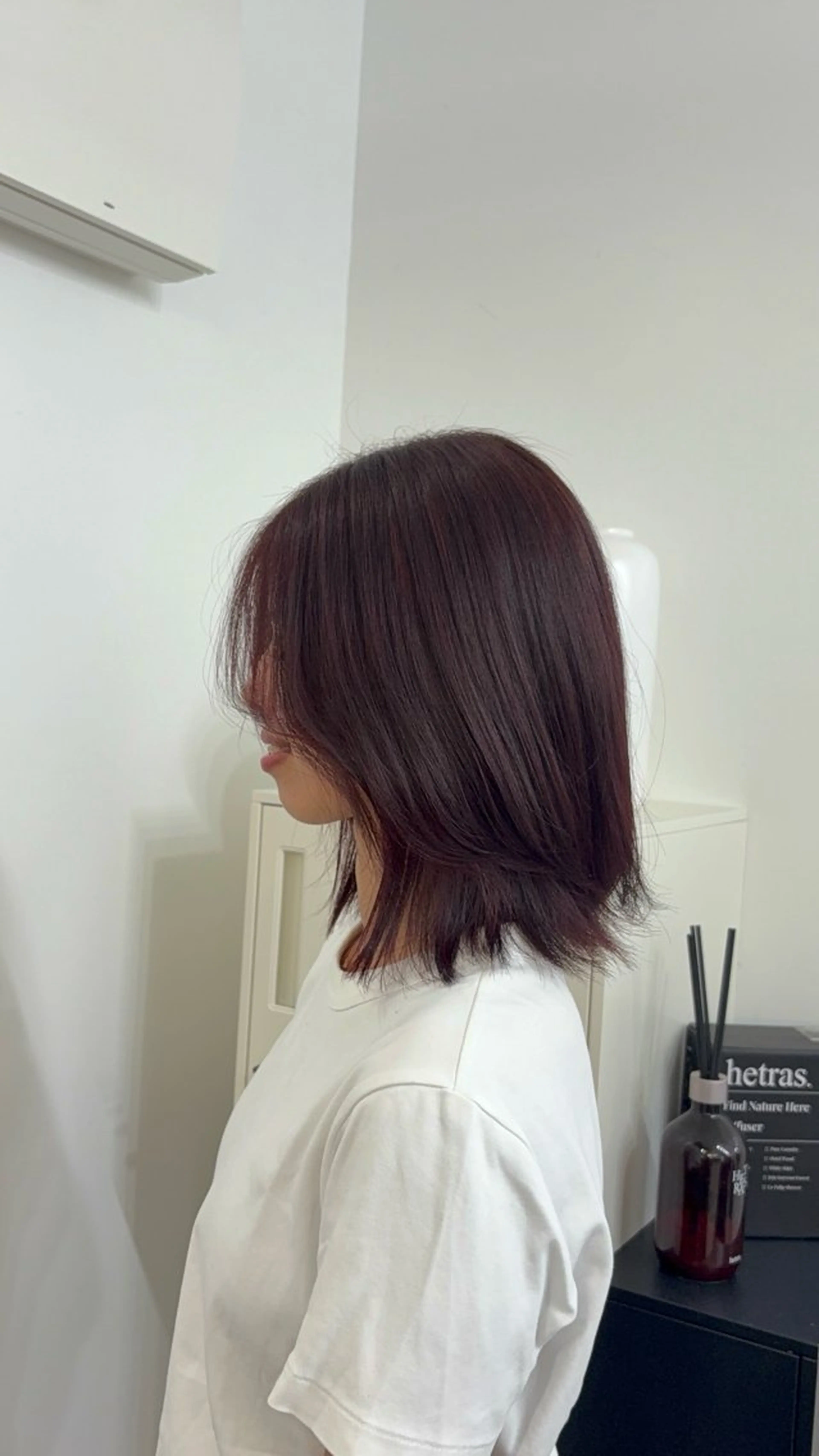 ミディアム カラー mitty aikaのヘアスタイル