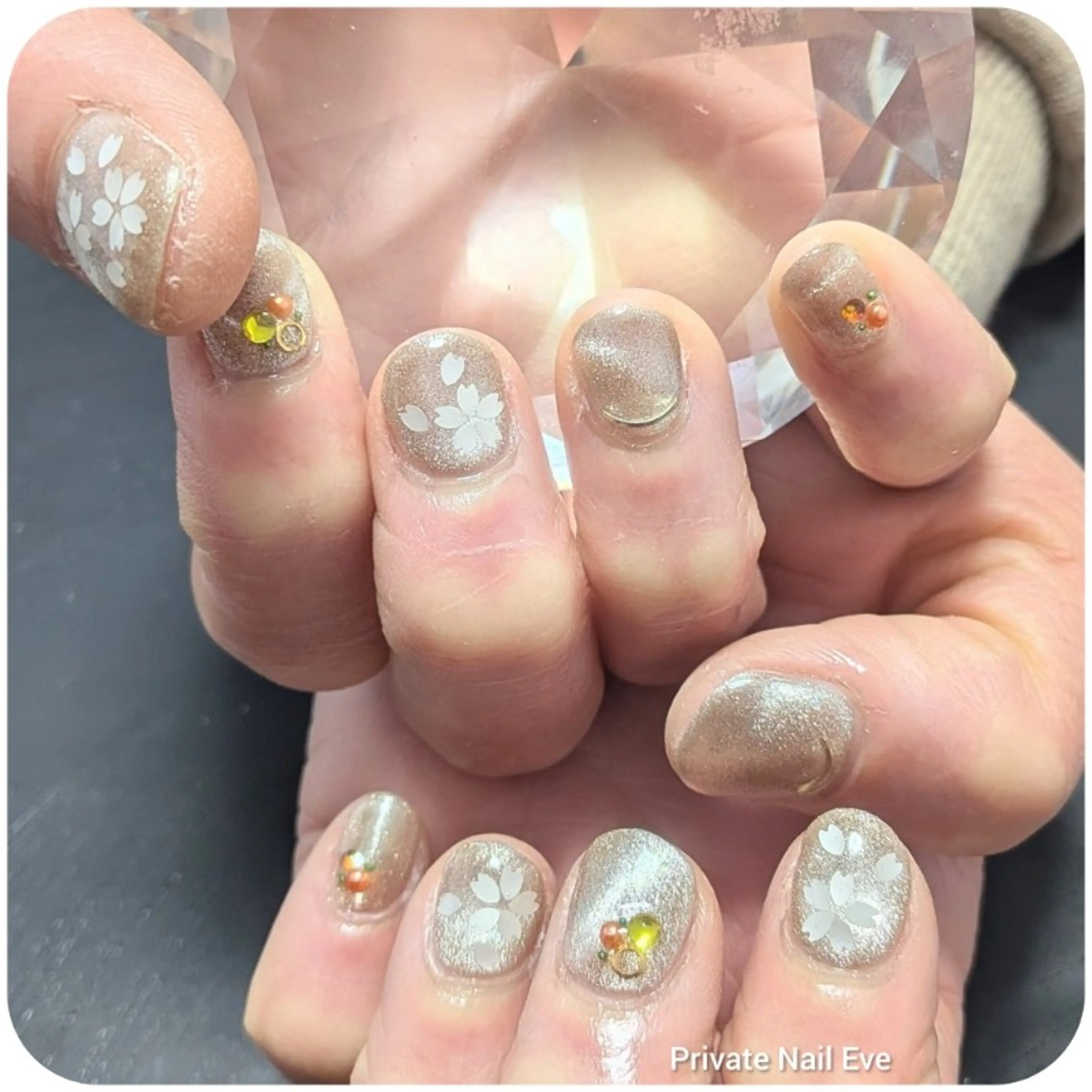 ネイル 桜ネイル ハンドネイル ネイル junkoのネイルデザイン