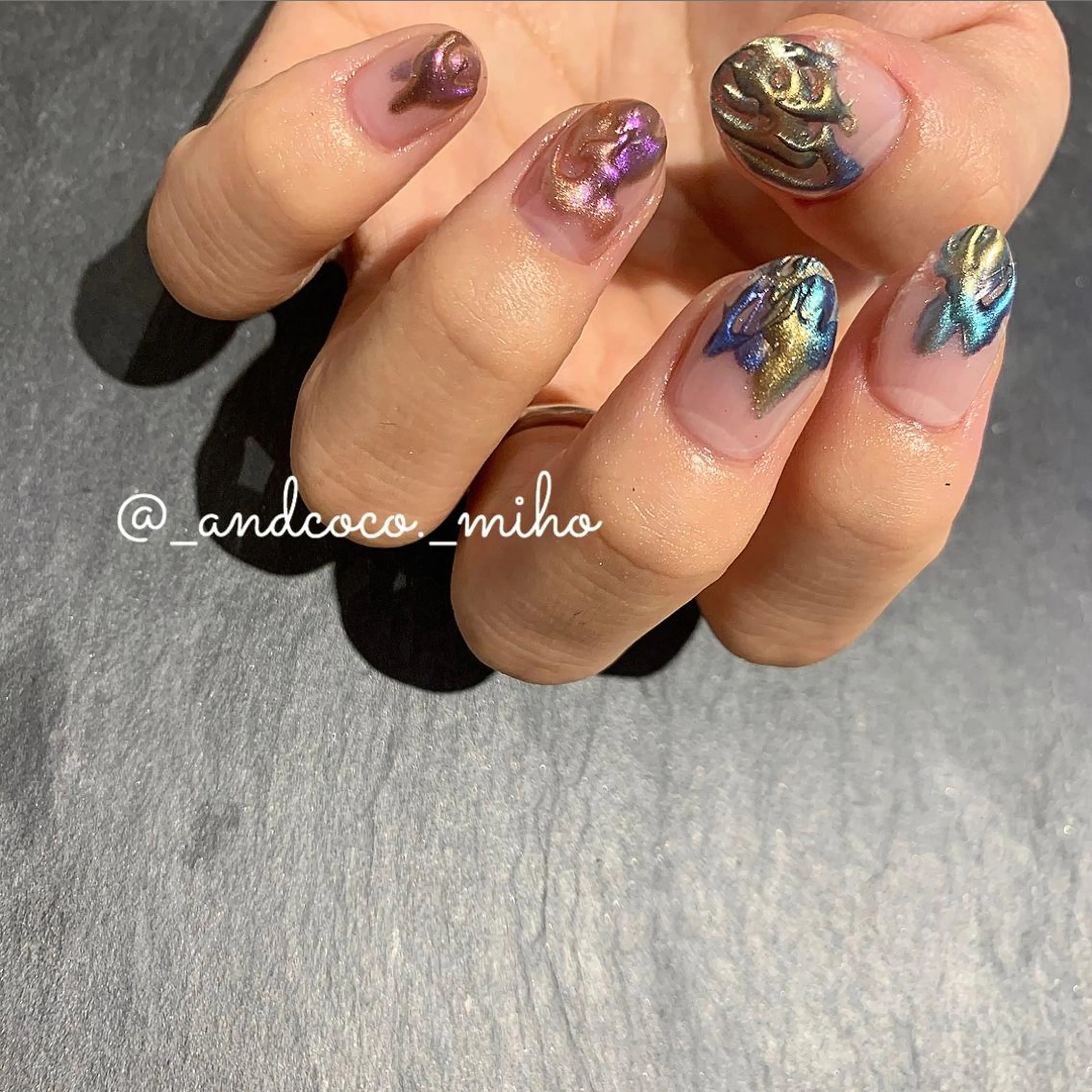 ネイル ハンドネイル I'm Me.所属・Nailist〻 mihoのネイルデザイン