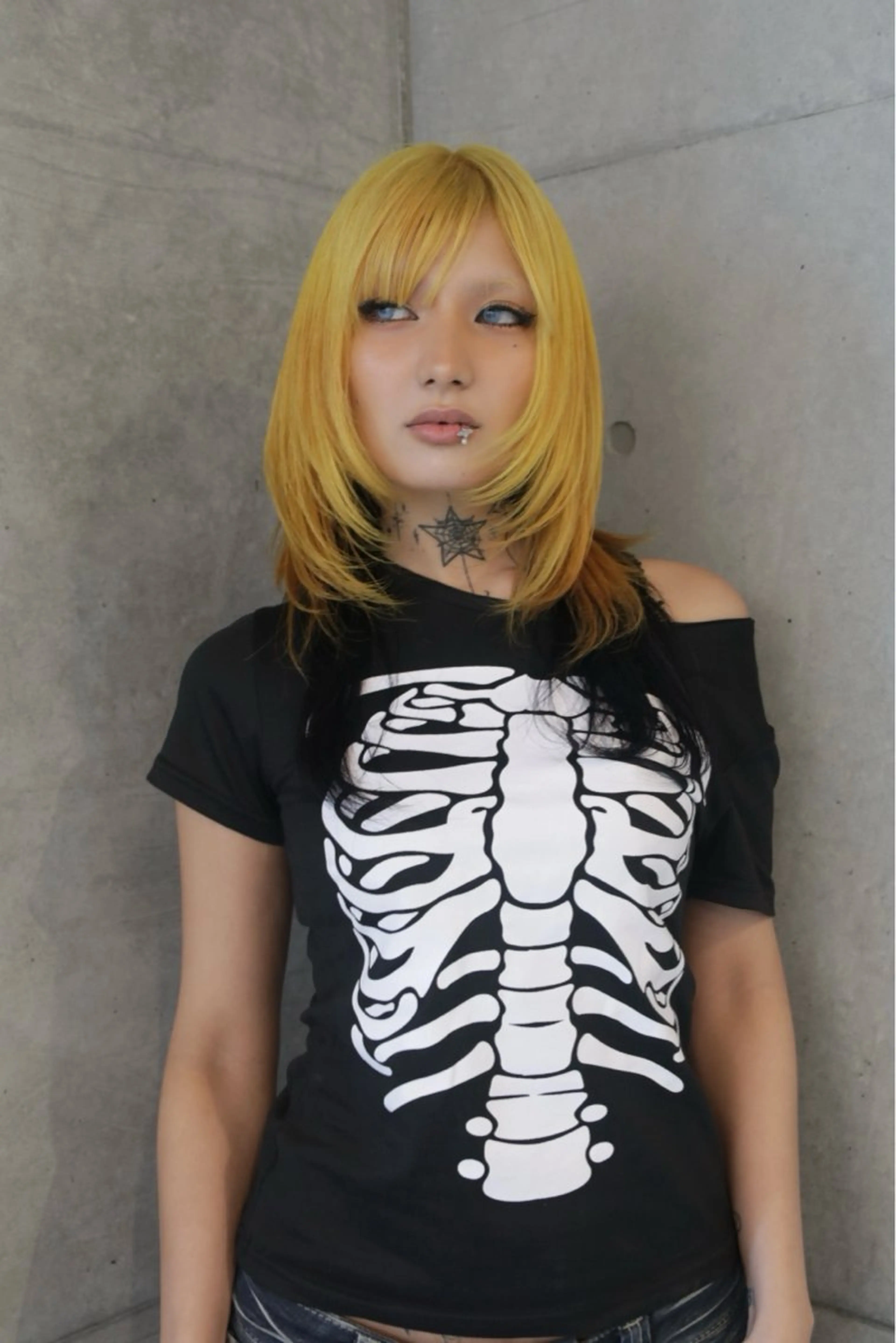 ミディアム カラー イエローカラー デザインカラーとハイ トーン/HIROKIのヘアスタイル