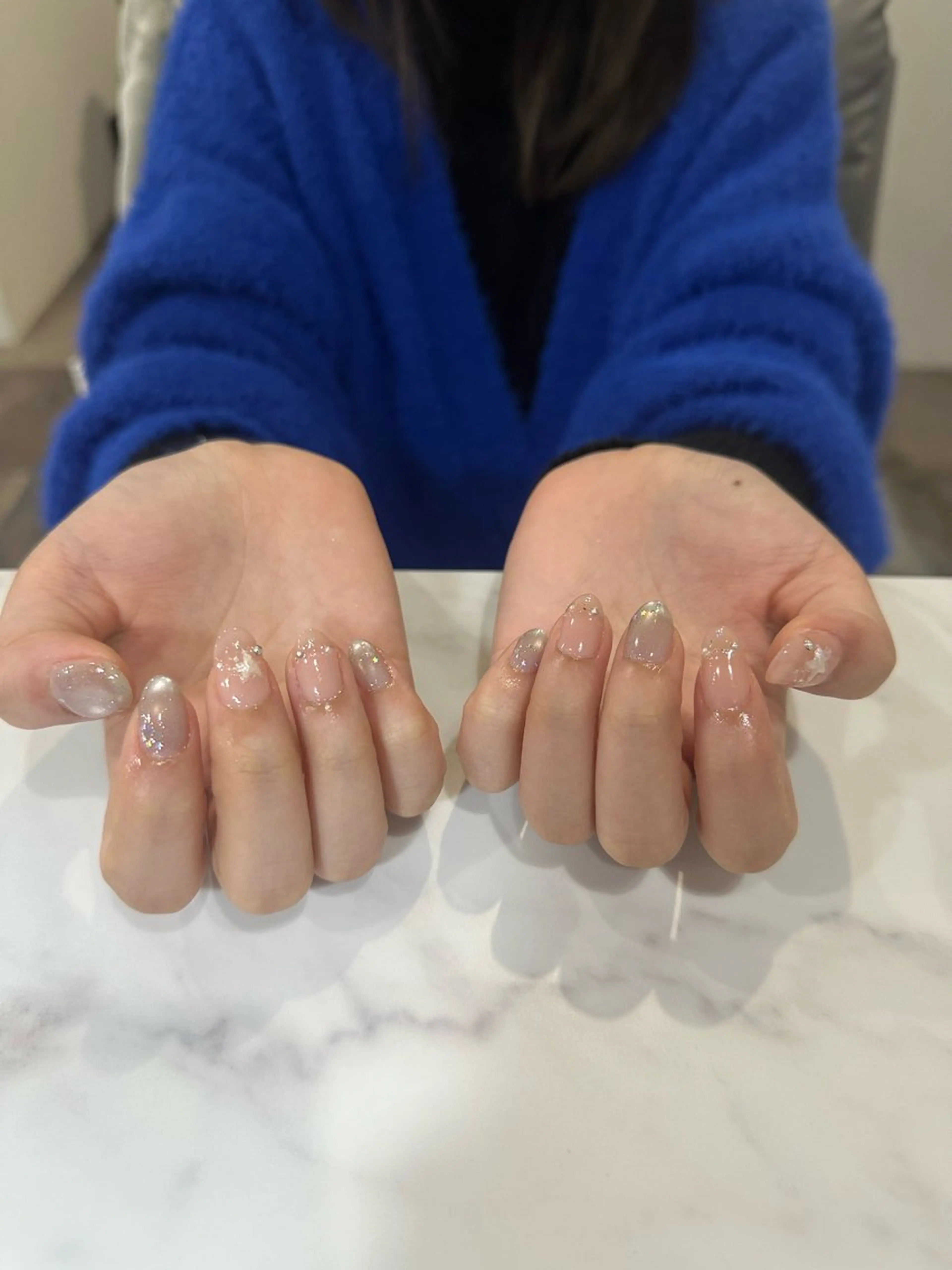 ネイル 持ち込み ハンドネイル hirari 大分府内町ネイルのネイルデザイン