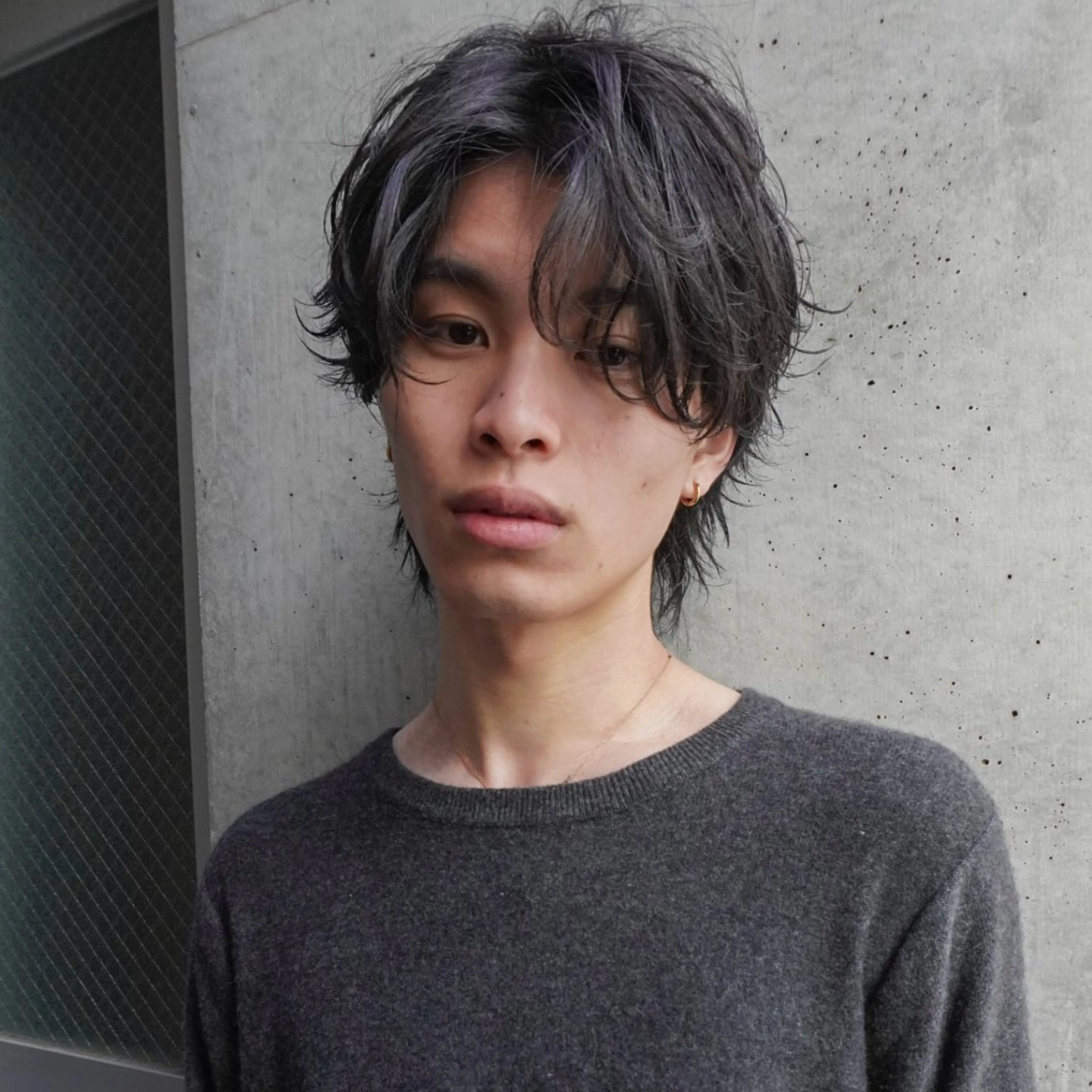 ショート パーマ メンズ メンズパーマ ニュアンスパーマ カット パーマ トリートメント ニュアンスデザイン/ SHOUTOのヘアスタイル