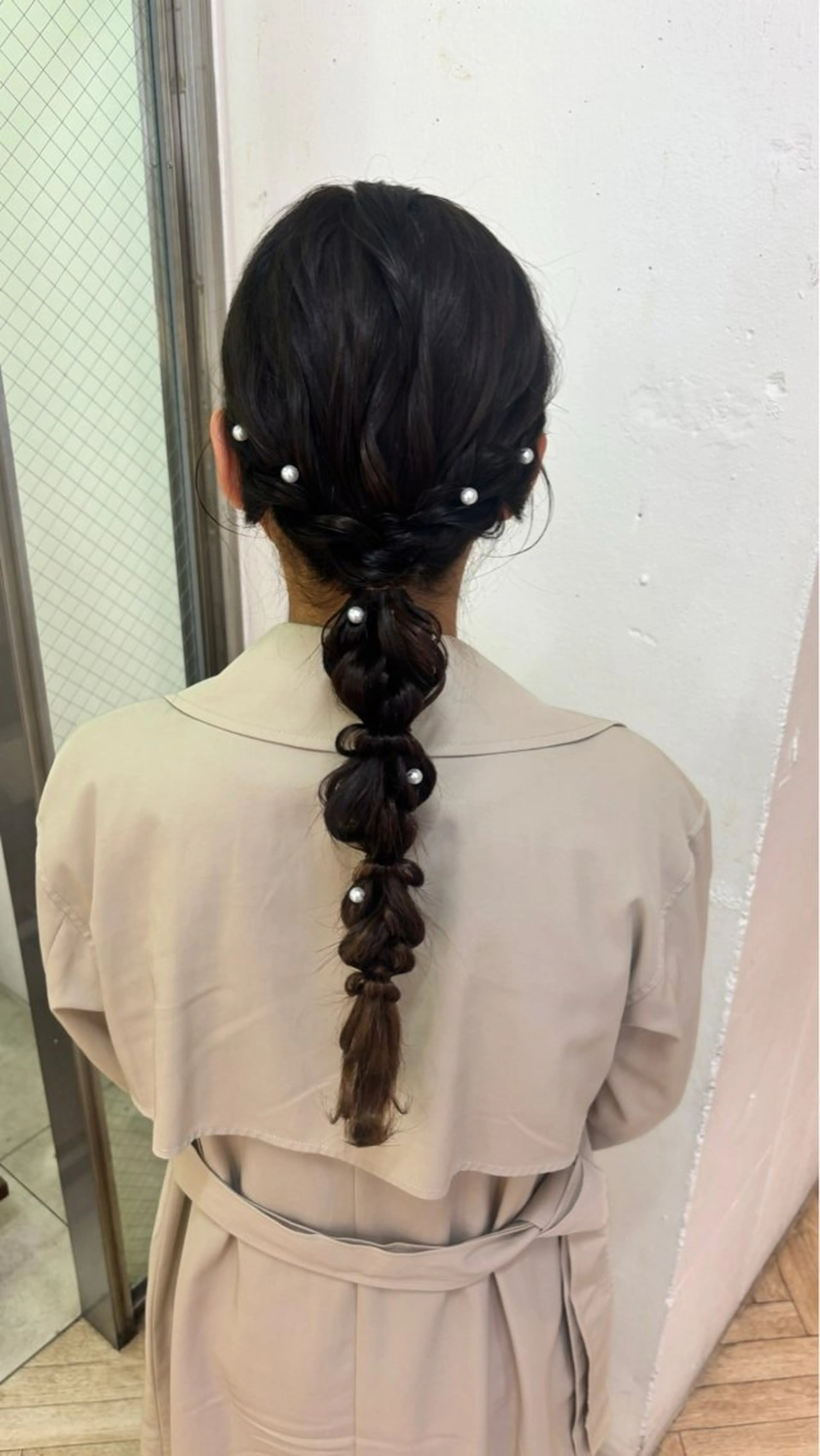 ロング ヘアアレンジ 艶カラー/ ストレート/くるみのヘアスタイル