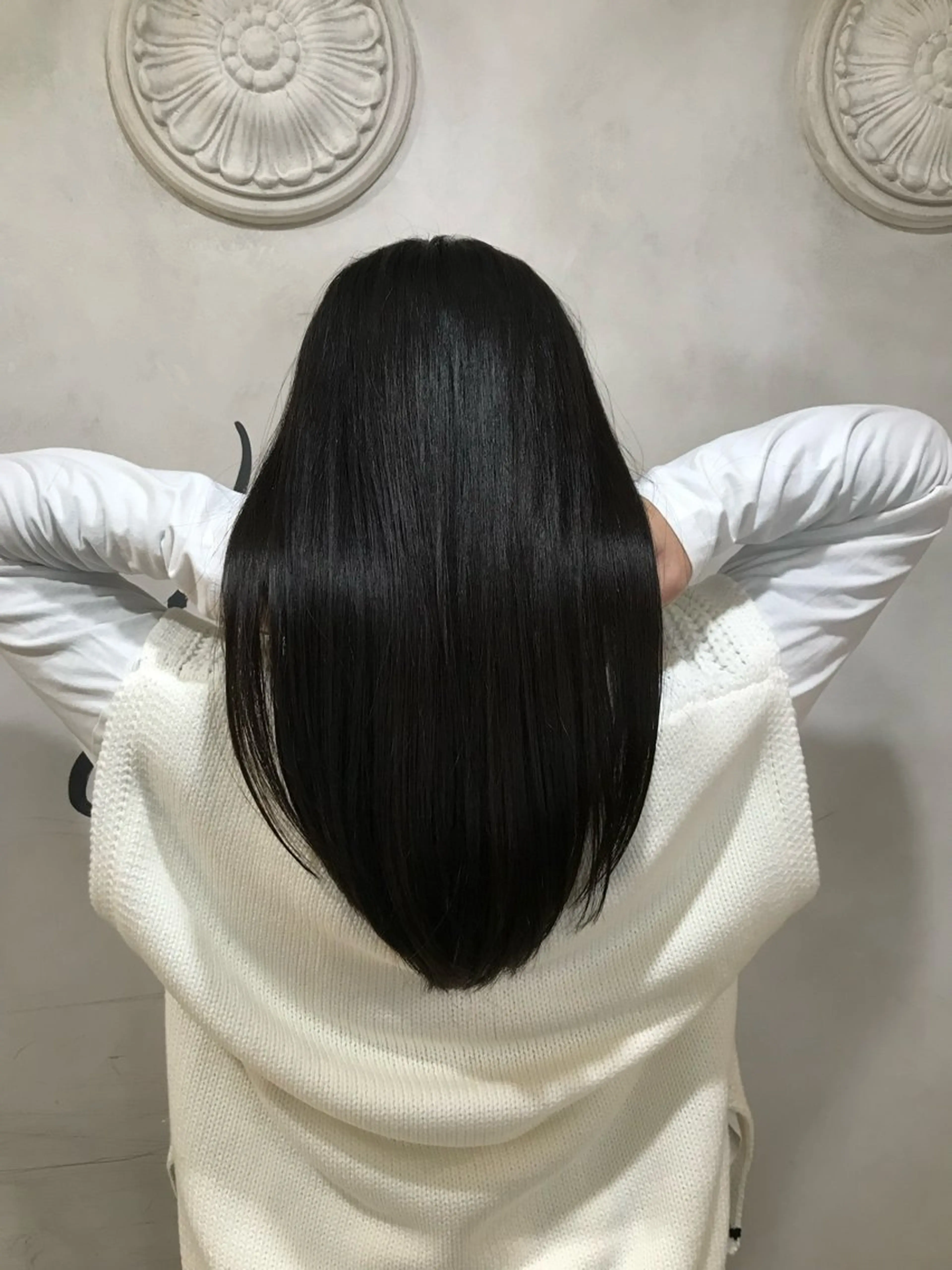 ロング 酸性ストレート 荒木 健のヘアスタイル