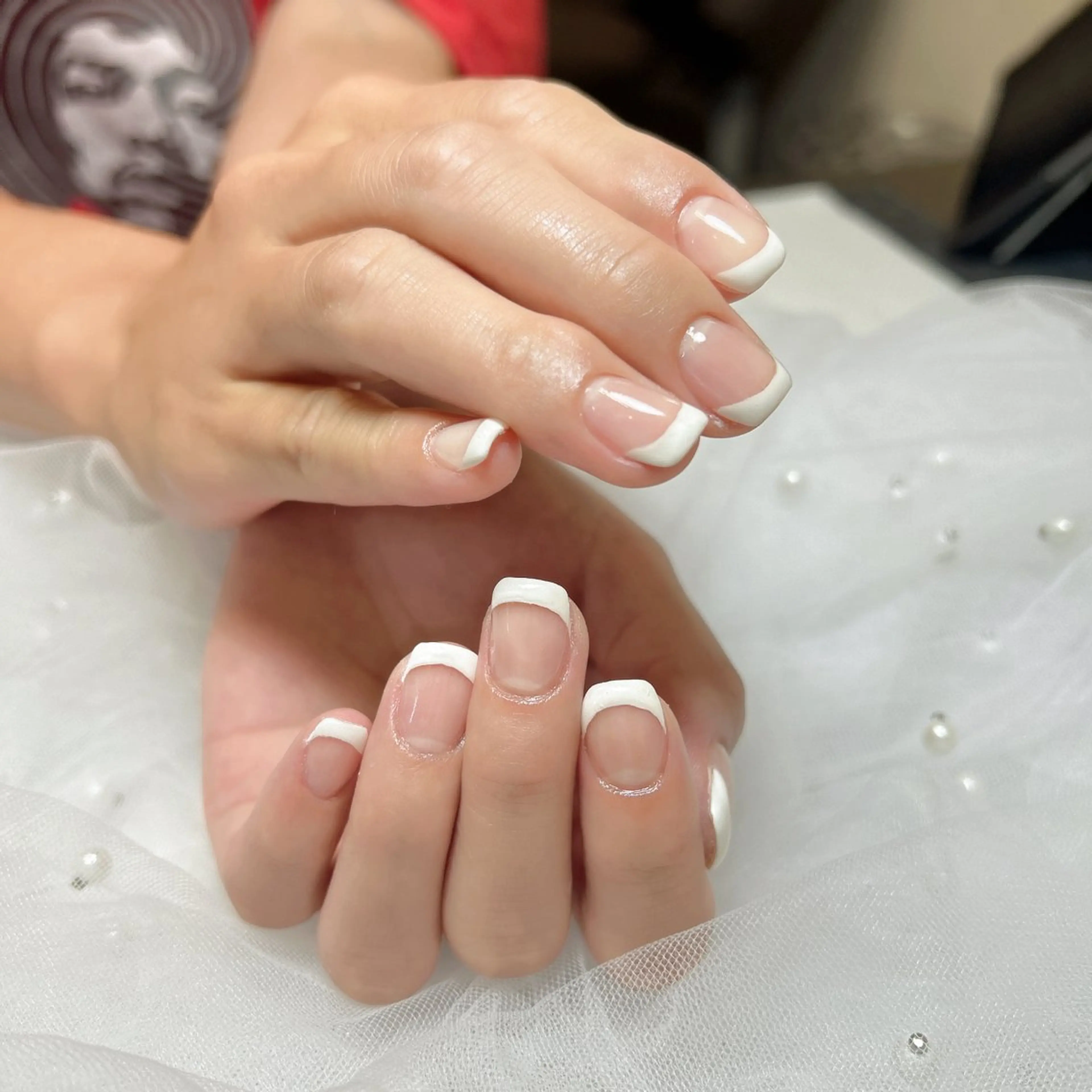 ネイル フレンチネイル ジェルネイル フットネイル EmaNail天満橋店所属・EmaNail Risaのネイルデザイン