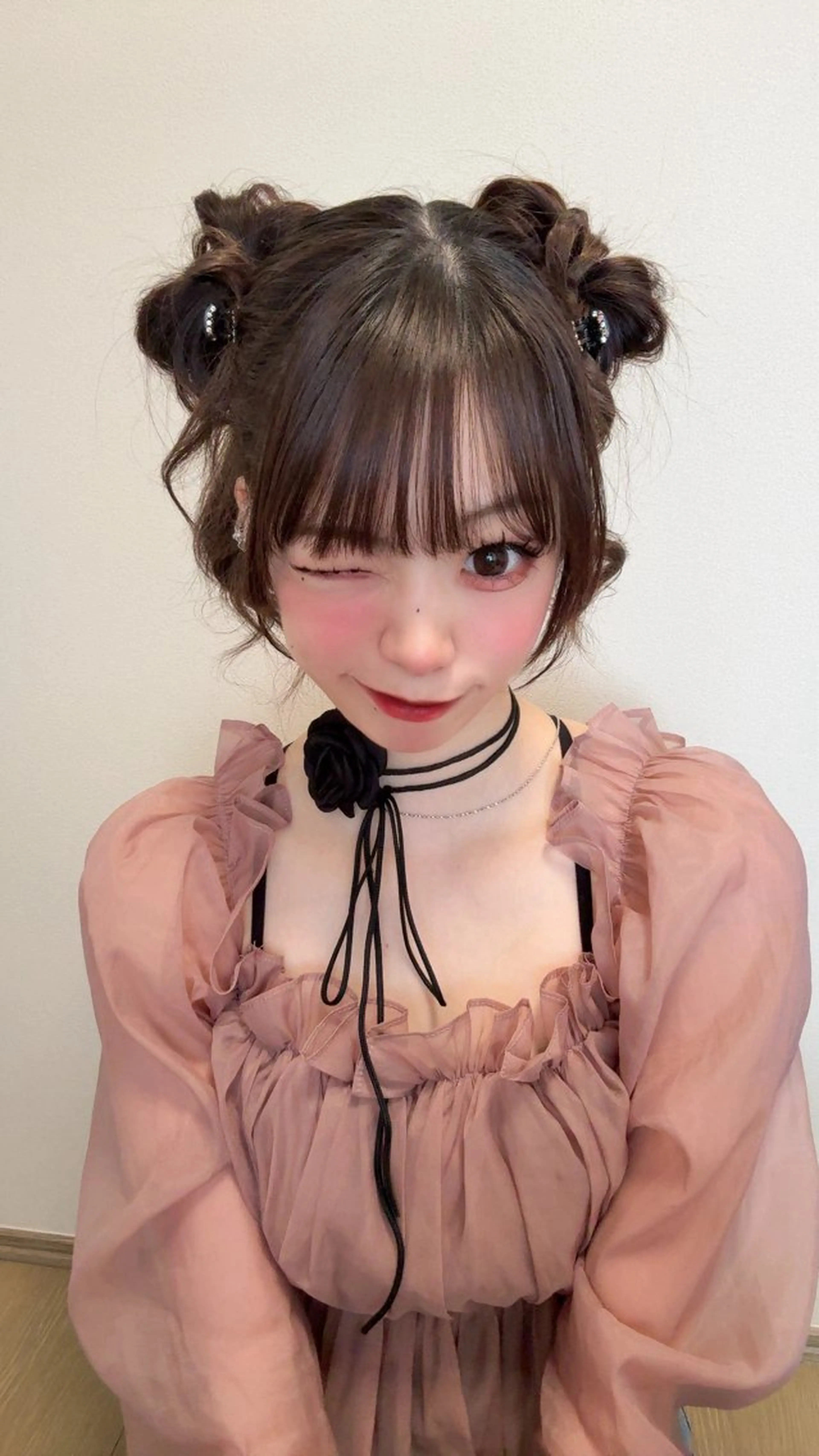 ロング ヘアアレンジ カラー/ヘアセット Nanami💗のヘアスタイル