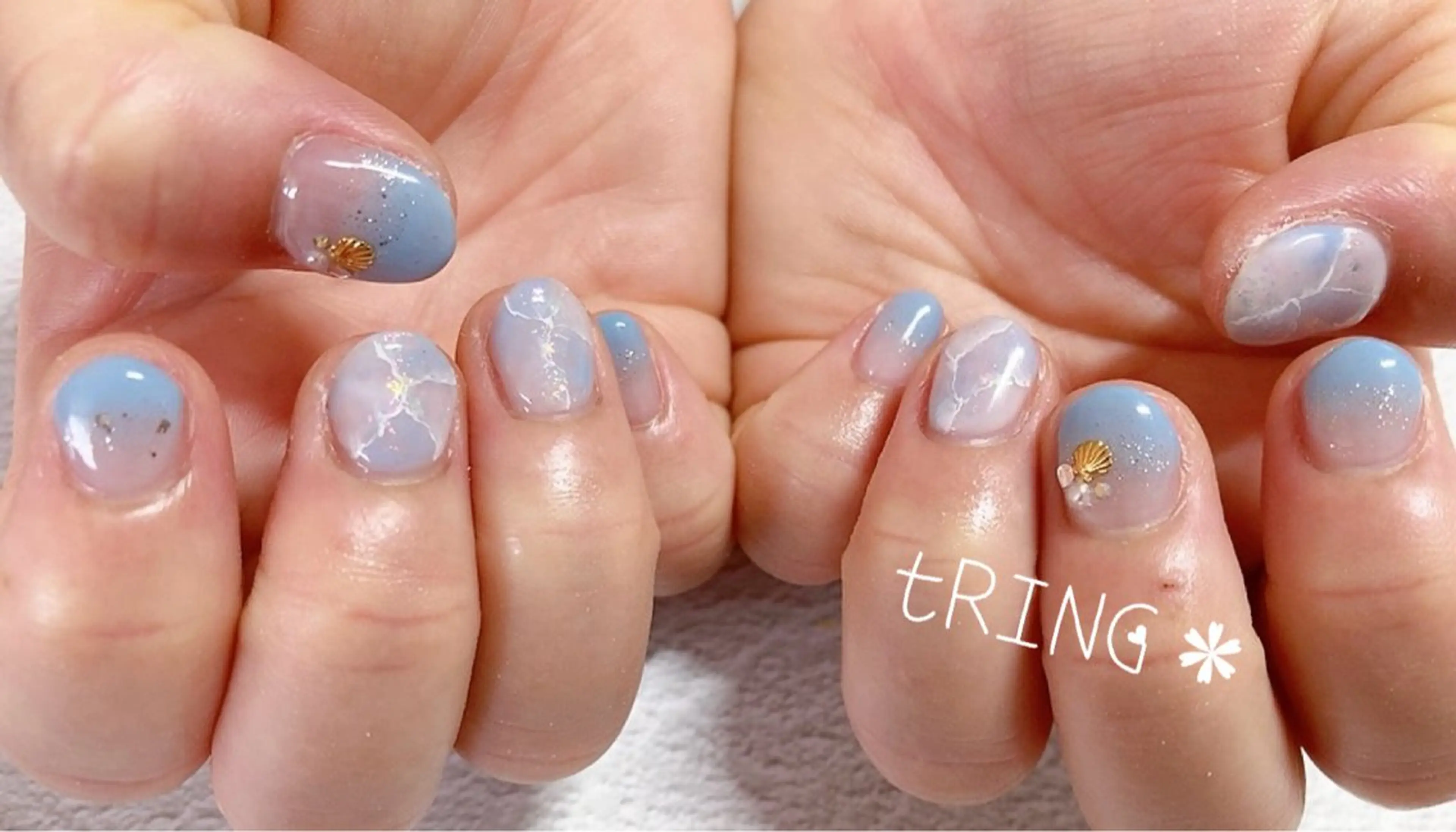 ネイル ハンドネイル tRING＊ しいの木台のネイルデザイン