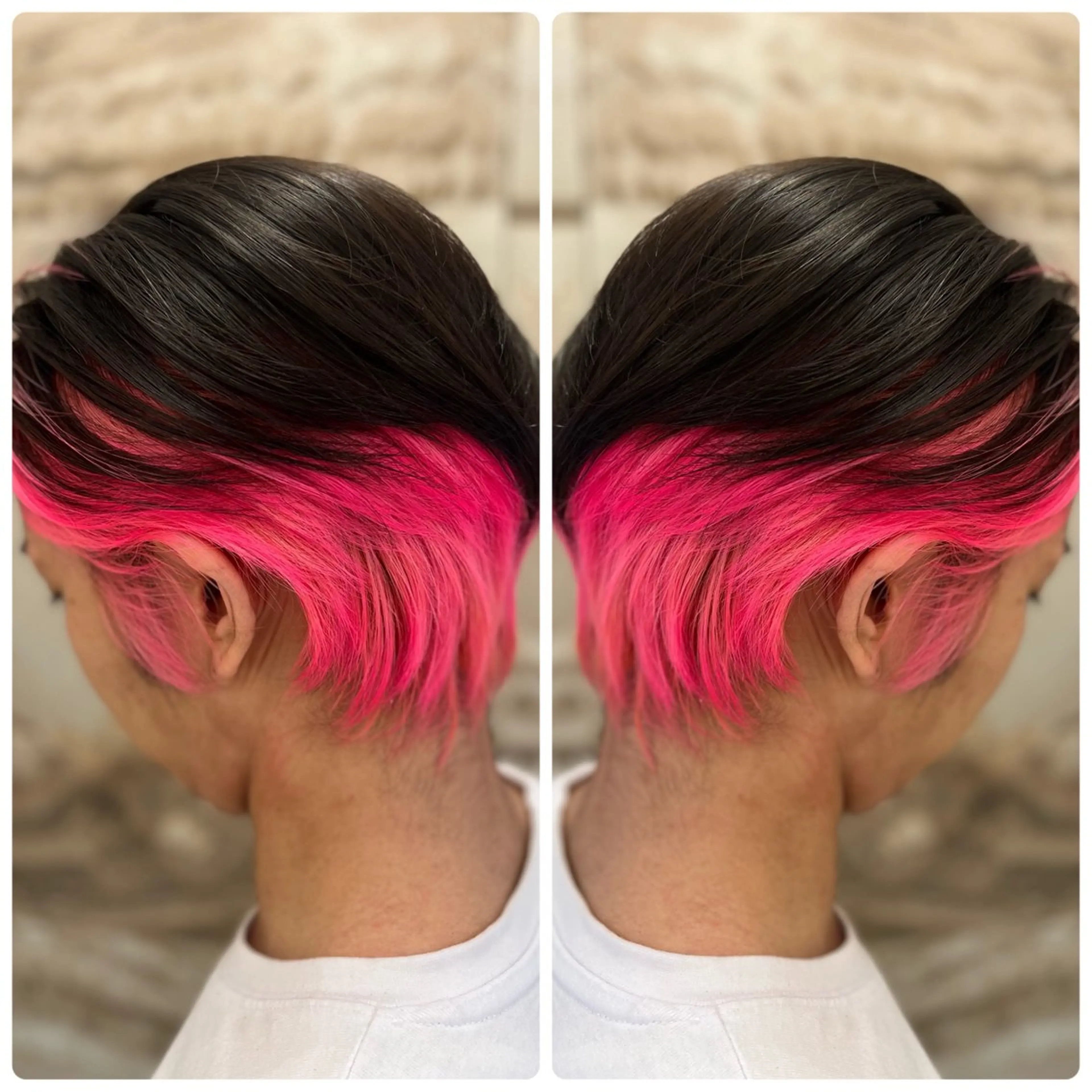 ショート カラー メンズ ピンクカラー ヘアカラー トリートメント 小山内 龍一郎 店長のヘアスタイル