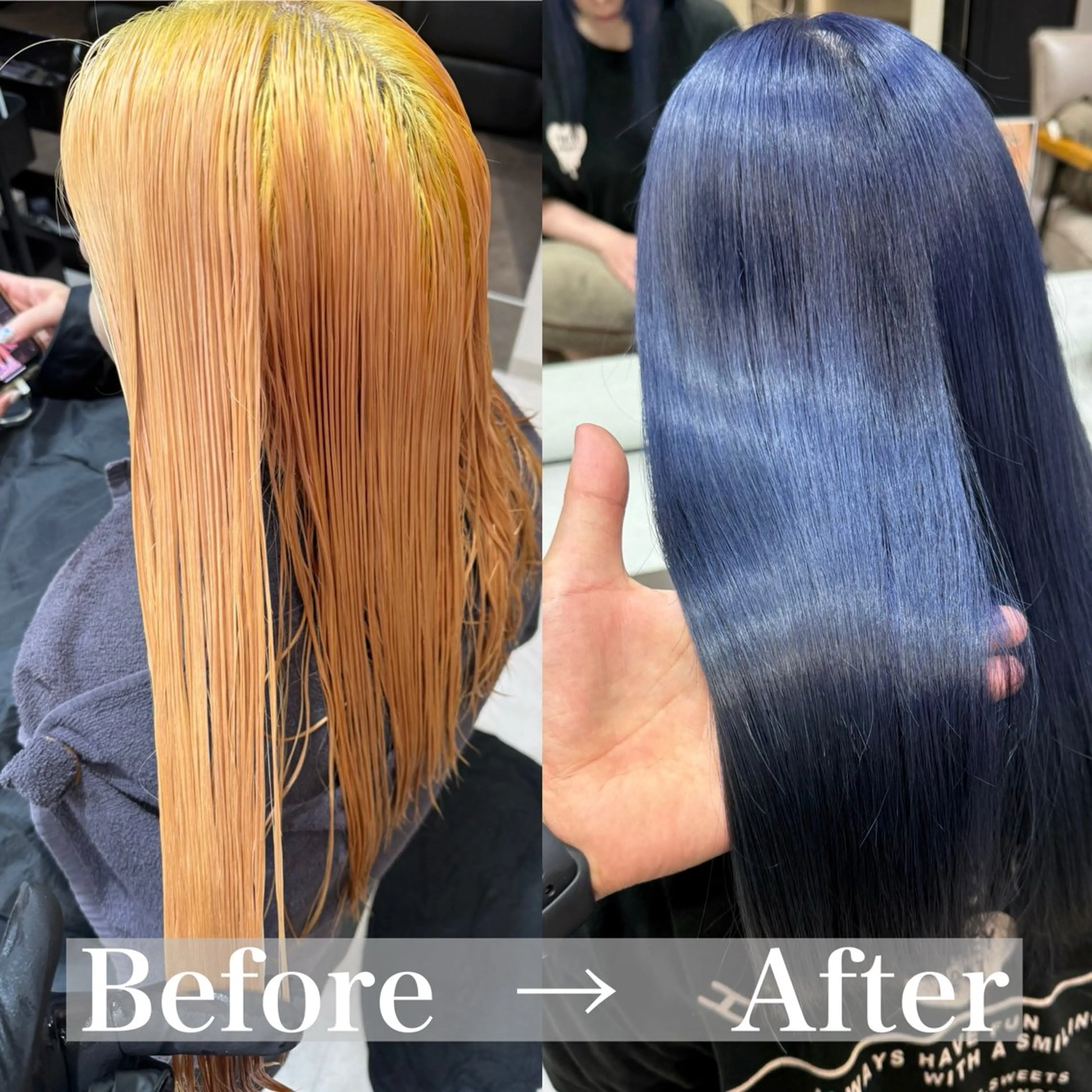 セミロング カラー ブリーチ ダブルカラー イヤリングカラー イルミナカラー ブリーチなしカラー ヘアカラー トリートメント 立川✨ブリーチ/ ケアブリーチ特化✨のヘアスタイル