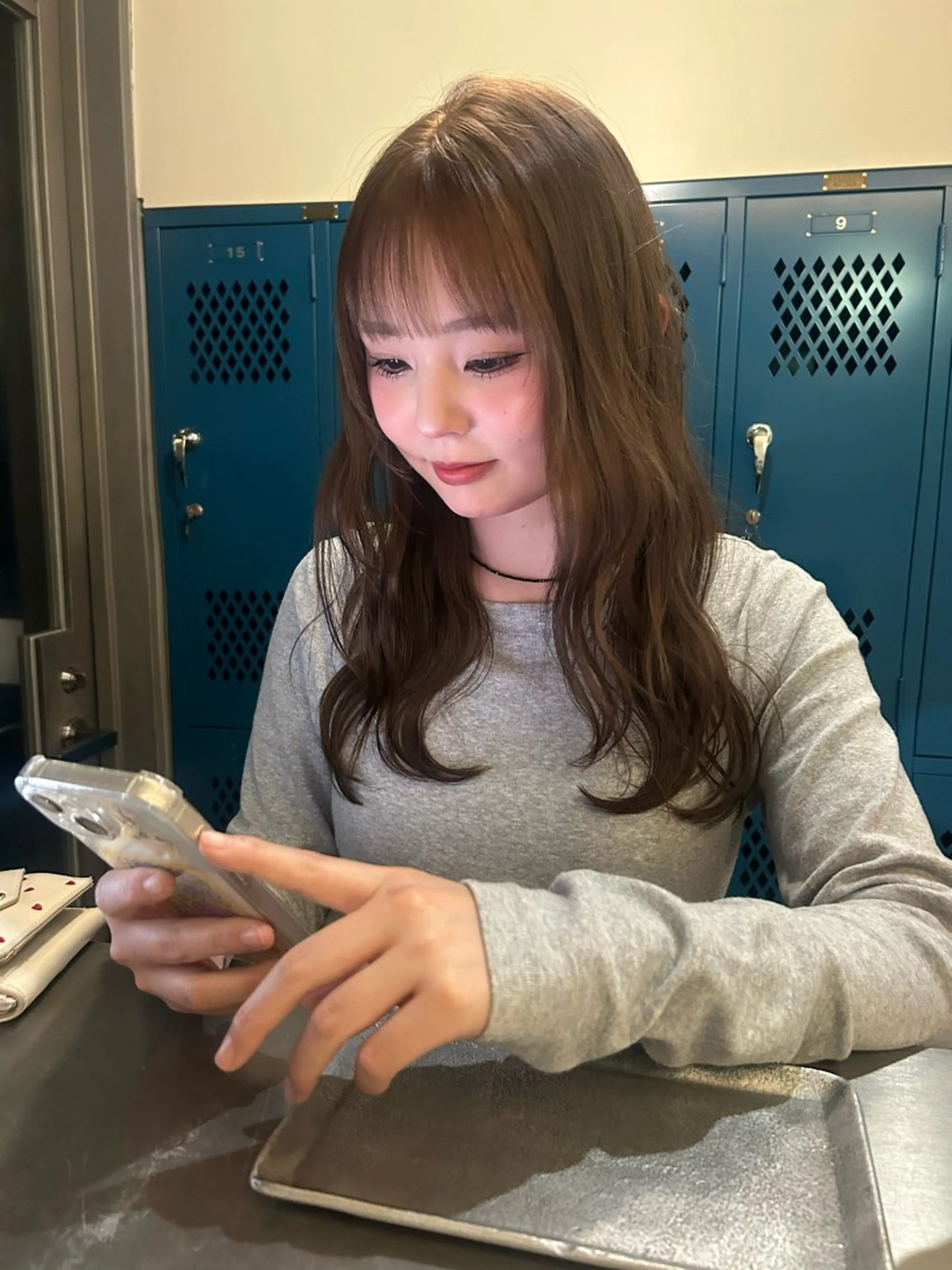 ロング カラー ヘアカラー 韓国ボブ/レイヤー カット/ EMIRIのヘアスタイル