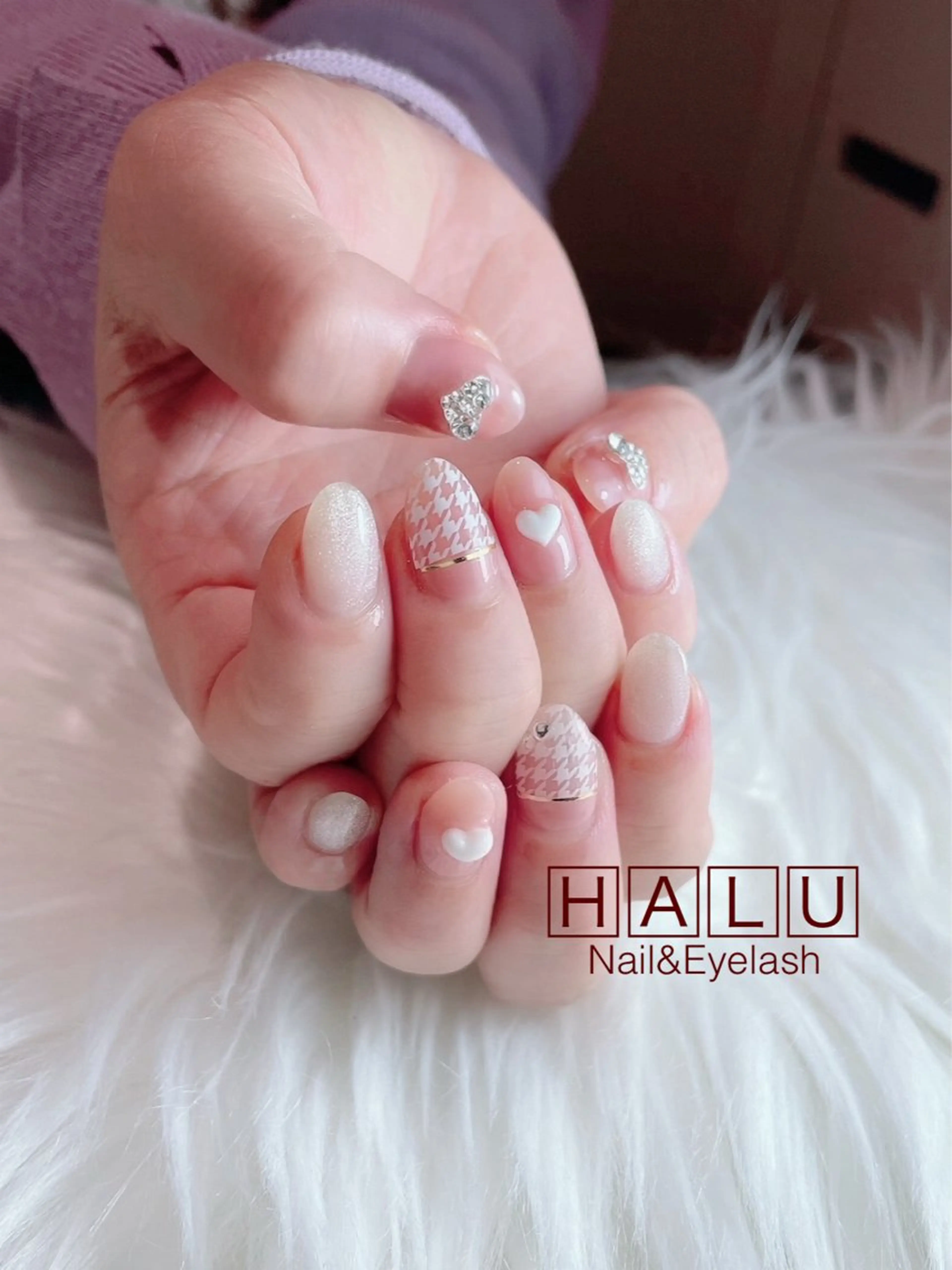 ネイル ハート HALU ハルのネイルデザイン