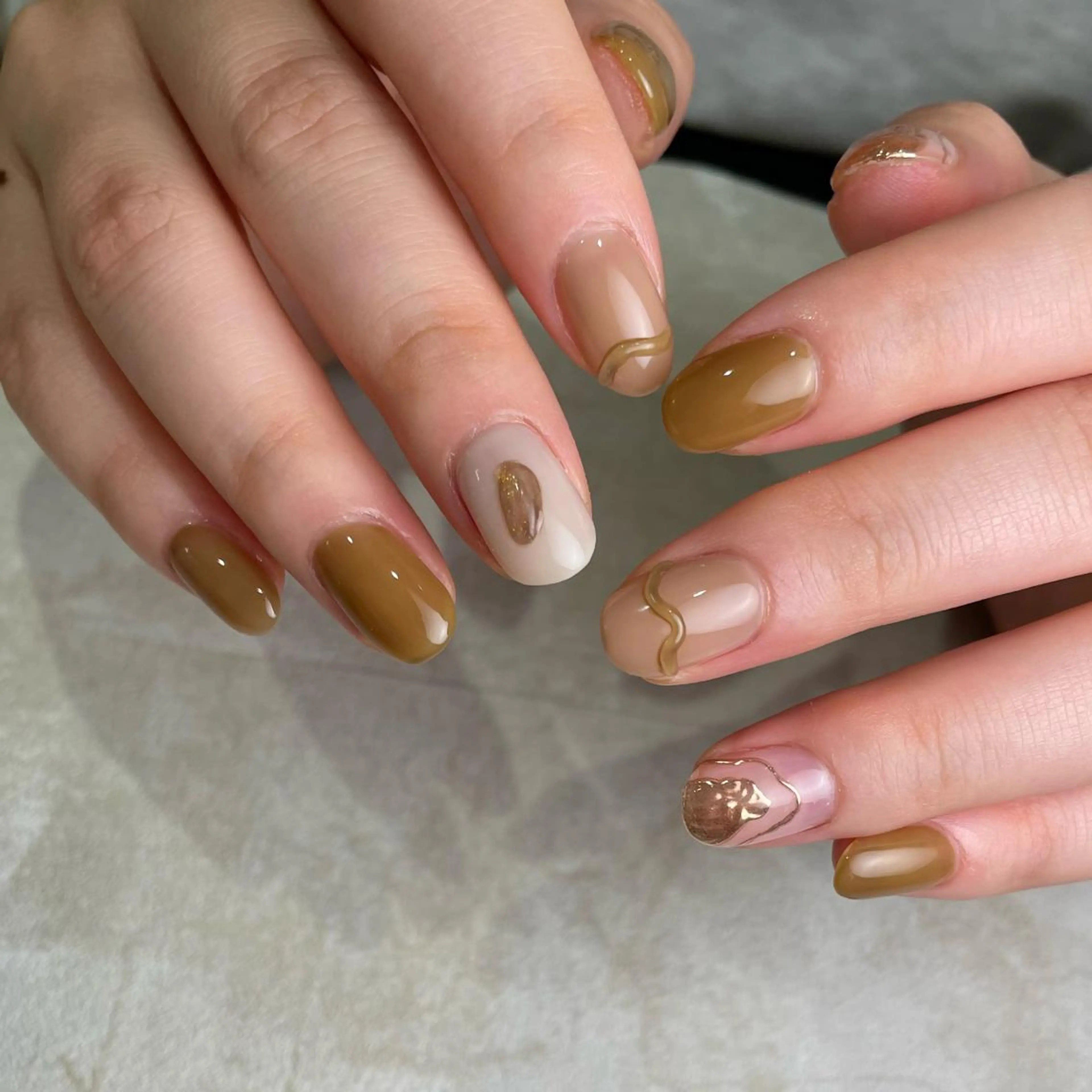 ネイル ハンドネイル Radia bykaonailsのネイルデザイン