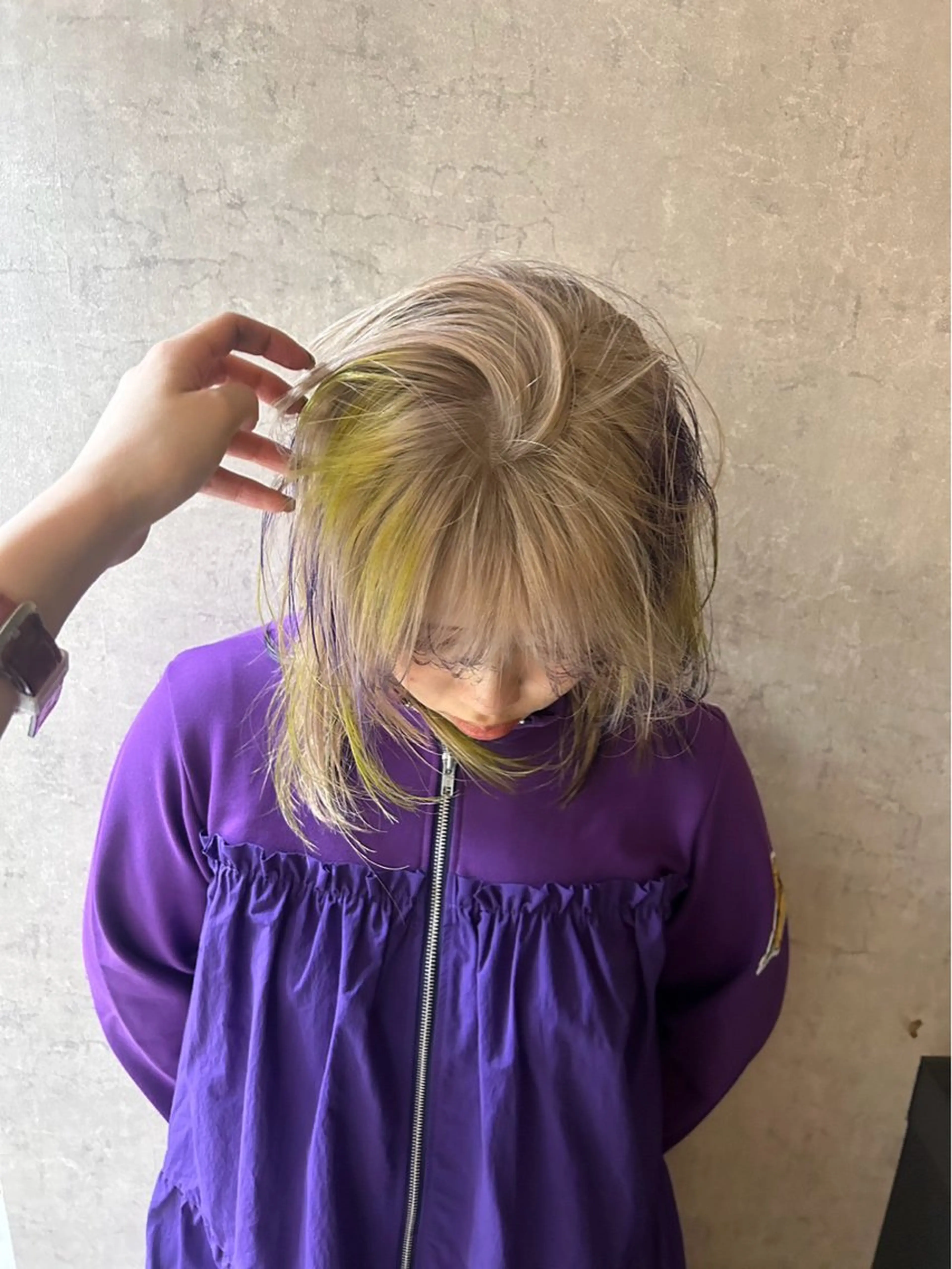 カラー ハイトーン 🐩AI🐩のヘアスタイル