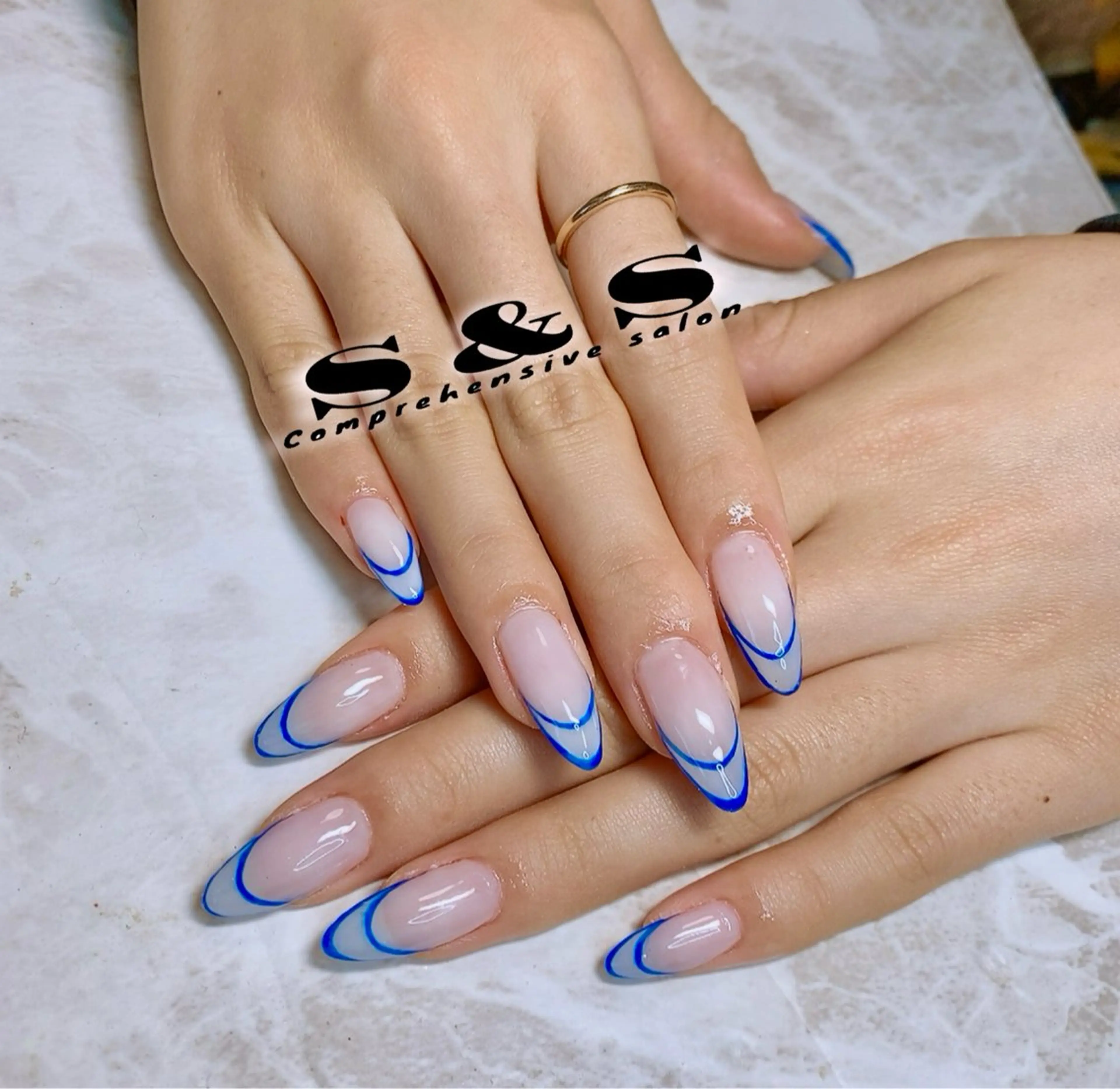 ネイル 長さ出し メンズネイル 持ち込み スカルプネイル S&S 村田小百合のネイルデザイン