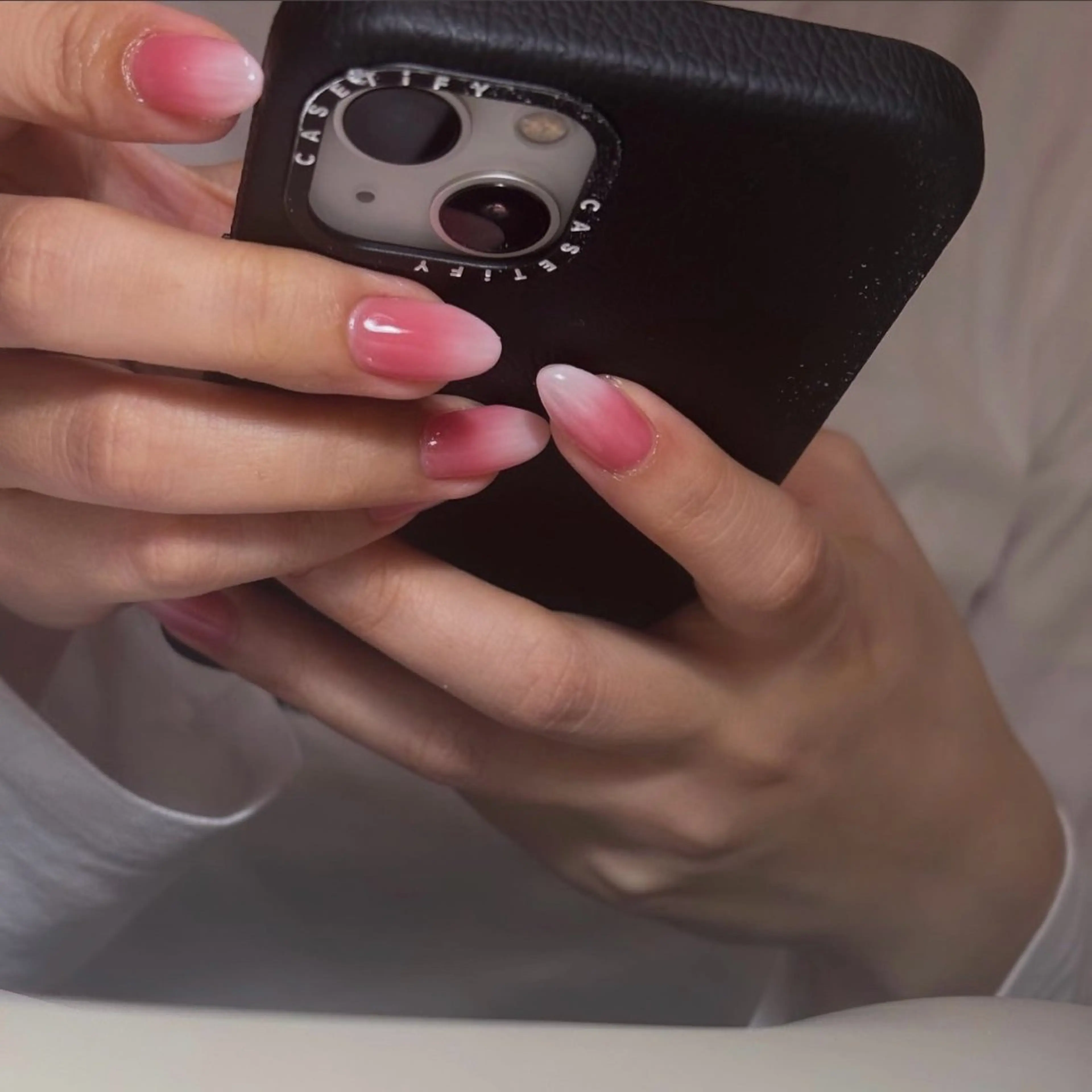 ネイル ピンク ハンドネイル Elio所属・Elio 国泰寺のネイルデザイン