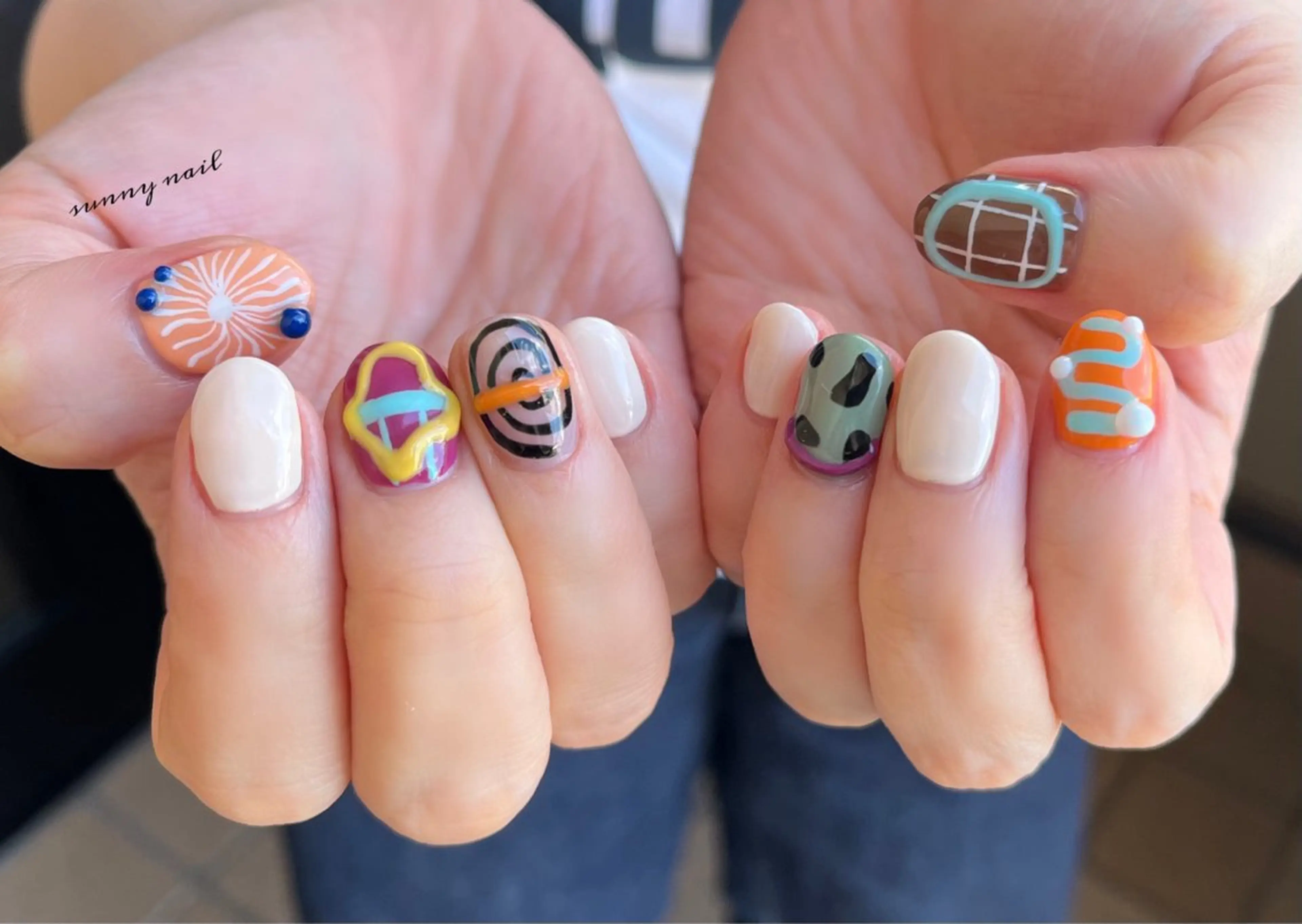 ネイル アートネイル カジュアル sunny nailのネイルデザイン