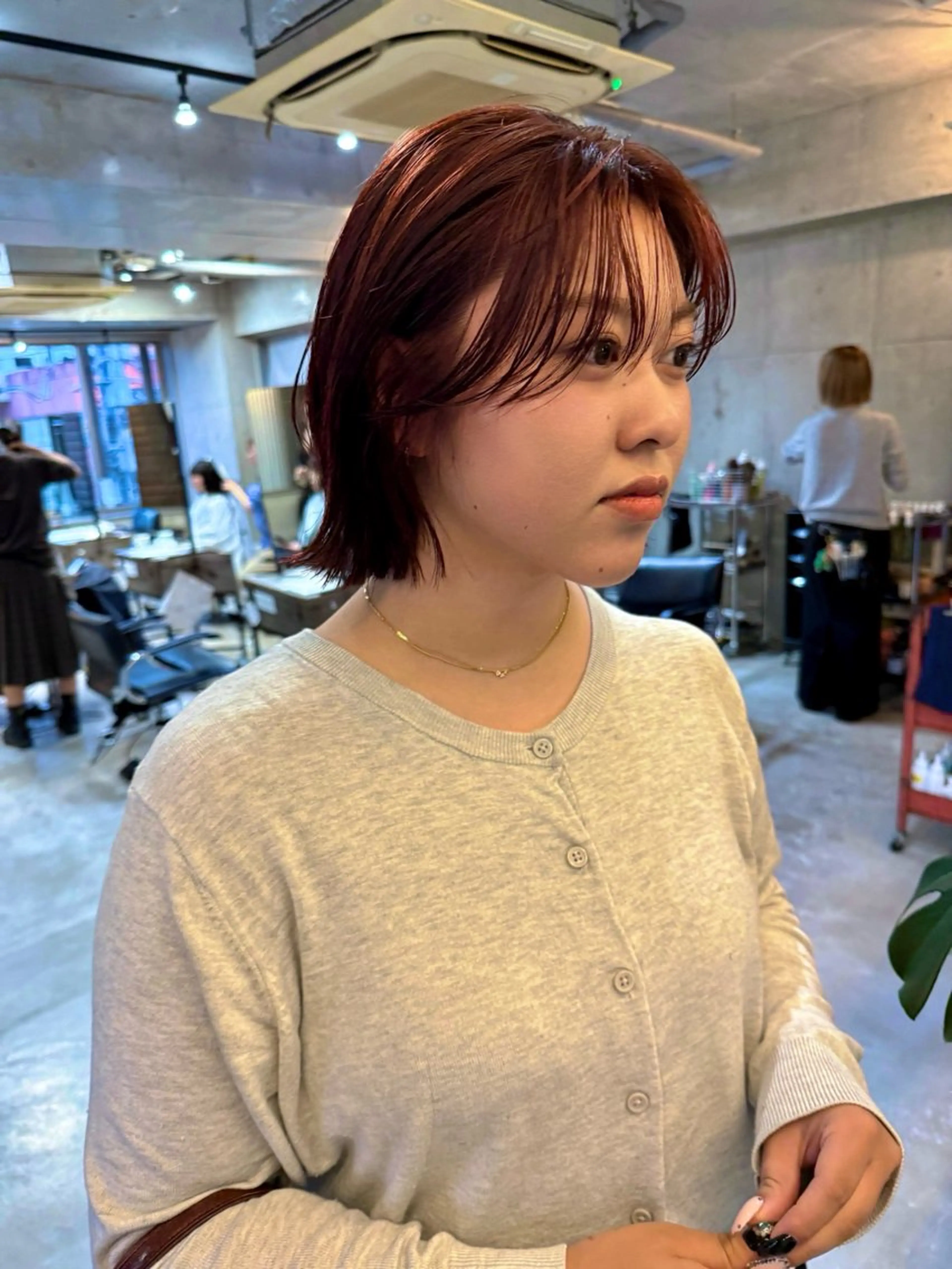 ショート ボブ カット ヘアカラー レイヤーカット\ウル フ　chinatsuのヘアスタイル