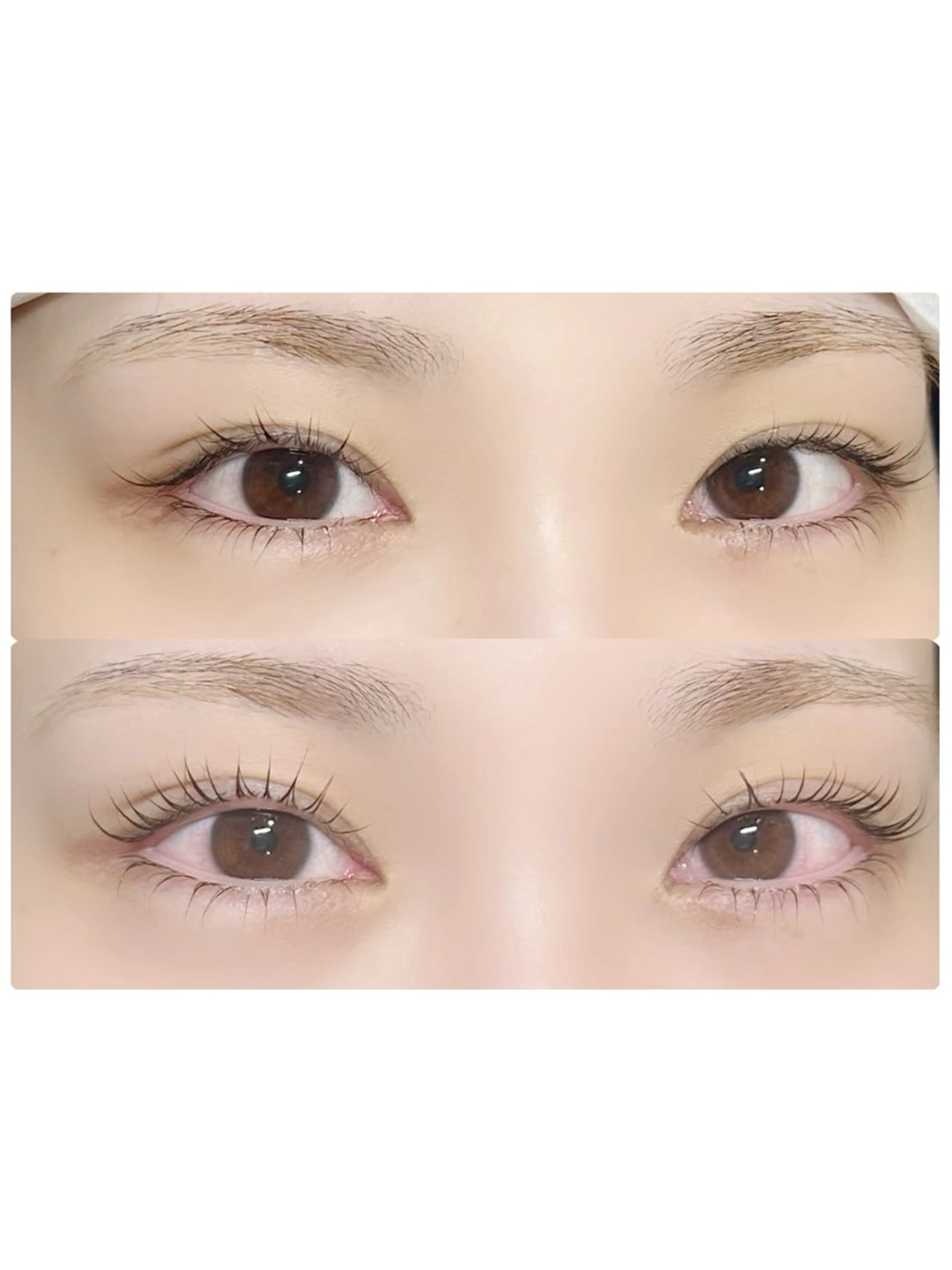 下まつげパーマの写真