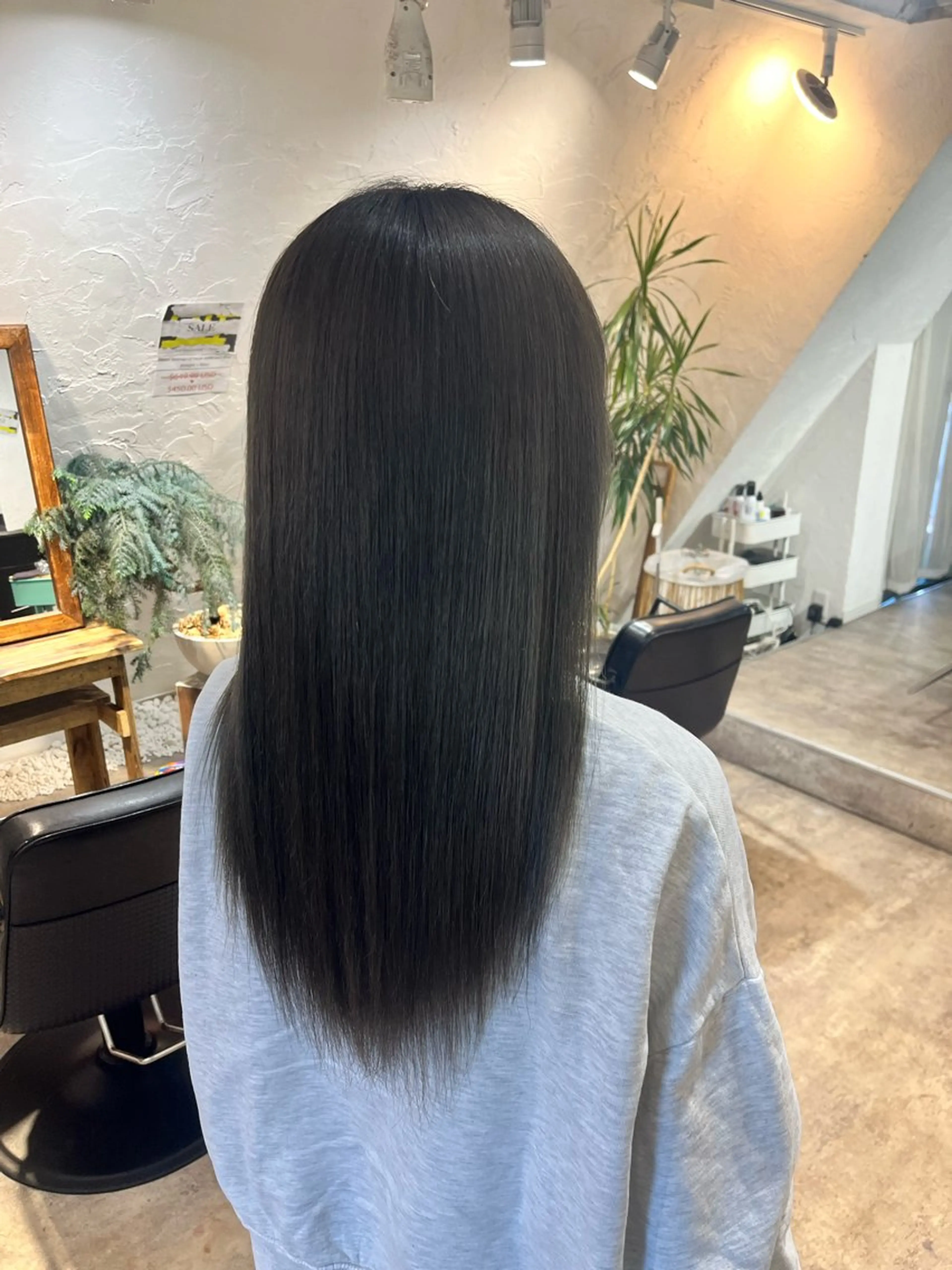 セミロング ヘアカラー トリートメント 新宿/髪質改善 艶カラー👶Renaのヘアスタイル