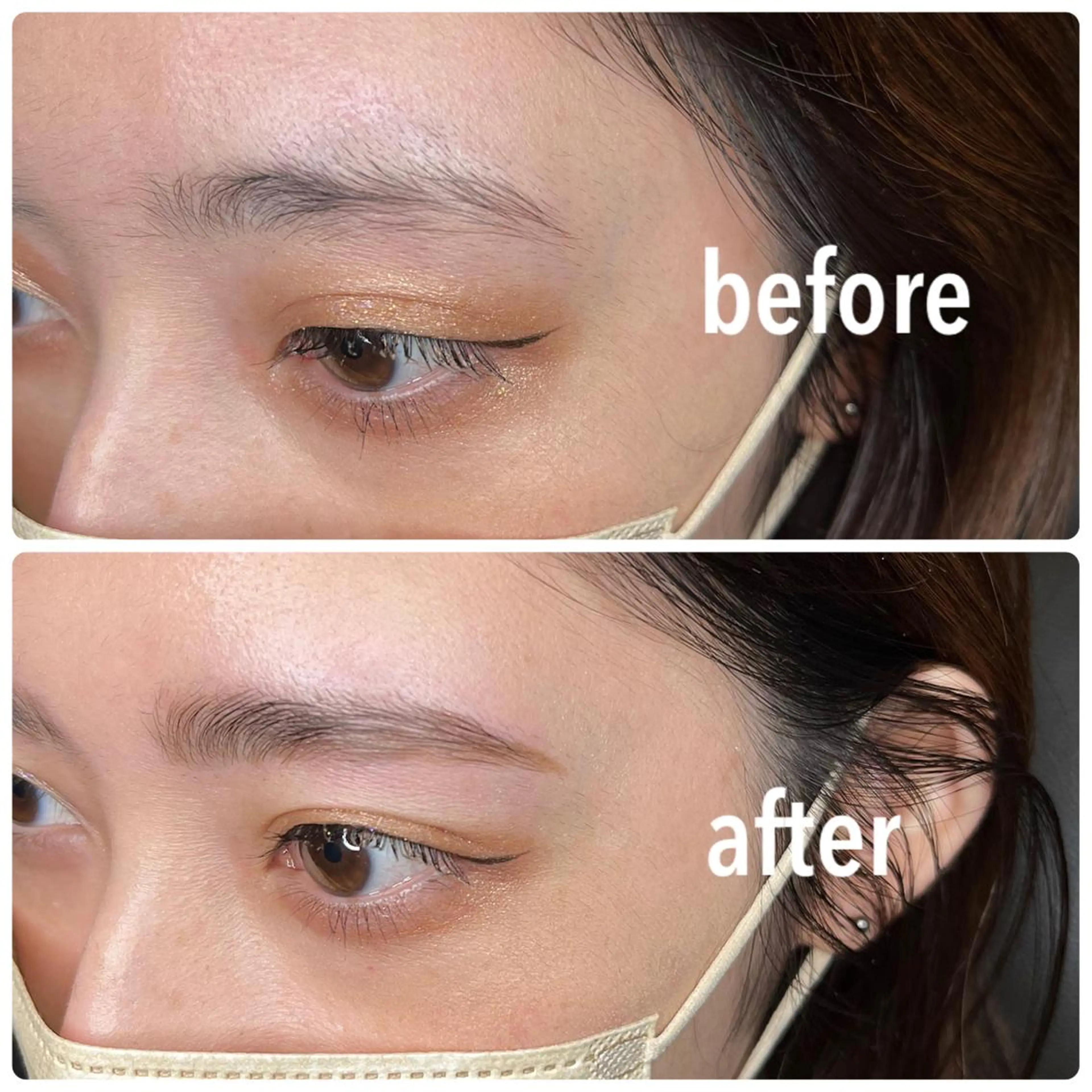 アイブロウ putri店長 和田鈴采のヘアスタイル