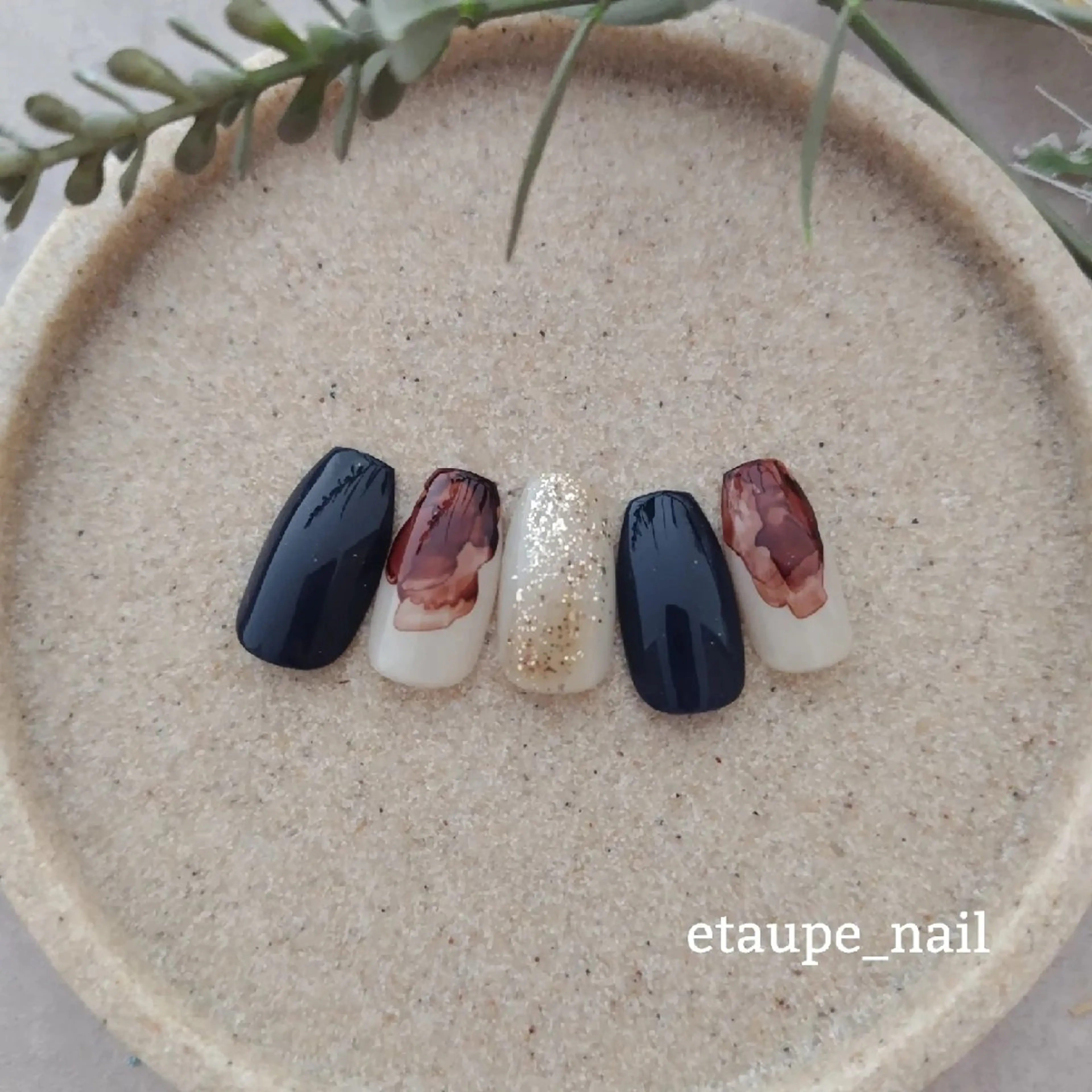 ネイル ジェルネイル グリーン etaupe nail所属・向原自宅サロン ★エトープネイルのネイルデザイン