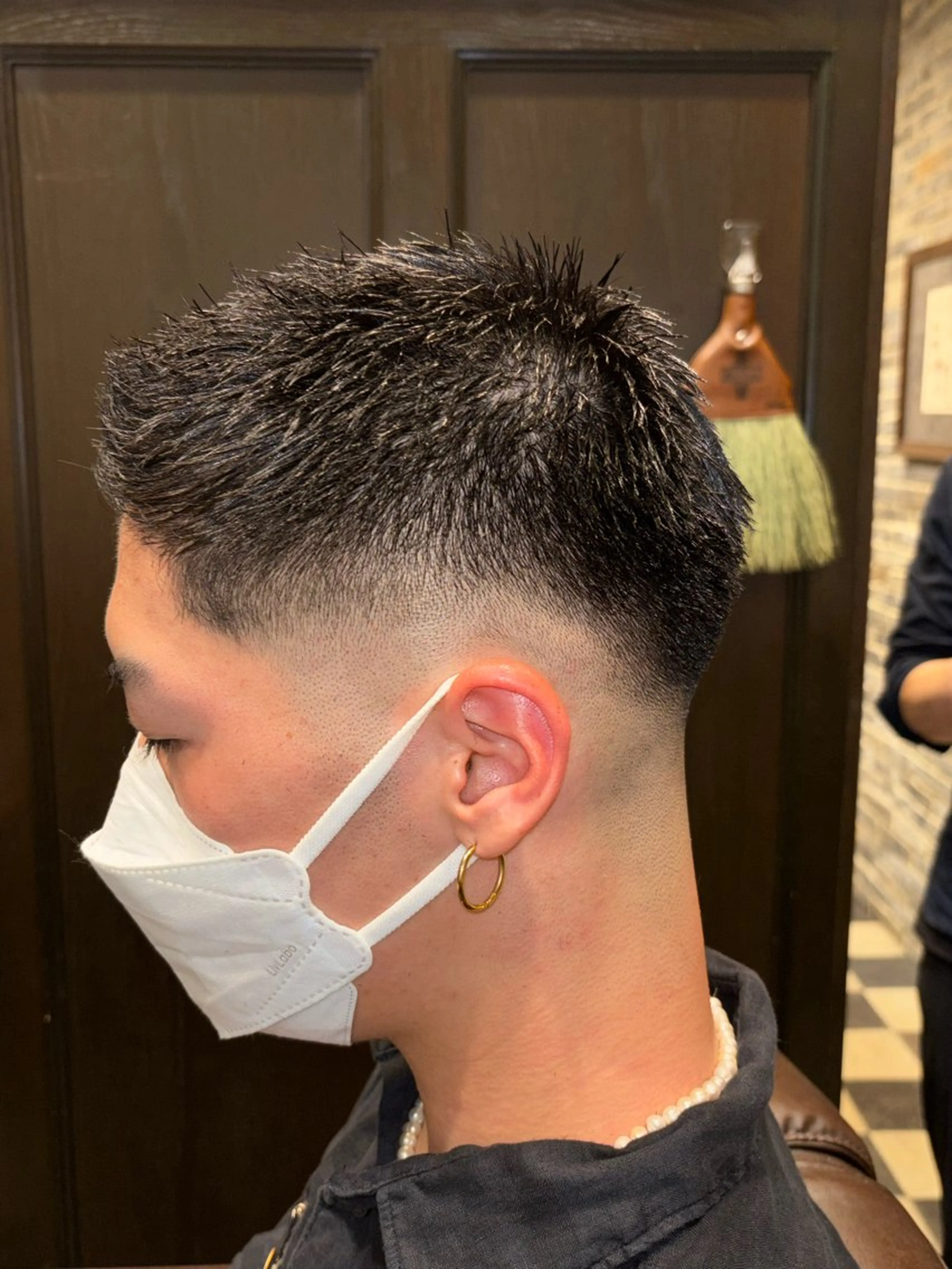 ショート メンズ millionbucks barbershop 上野店所属・【無料/特殊ヘア/ 上野/バーバー】東山のヘアスタイル