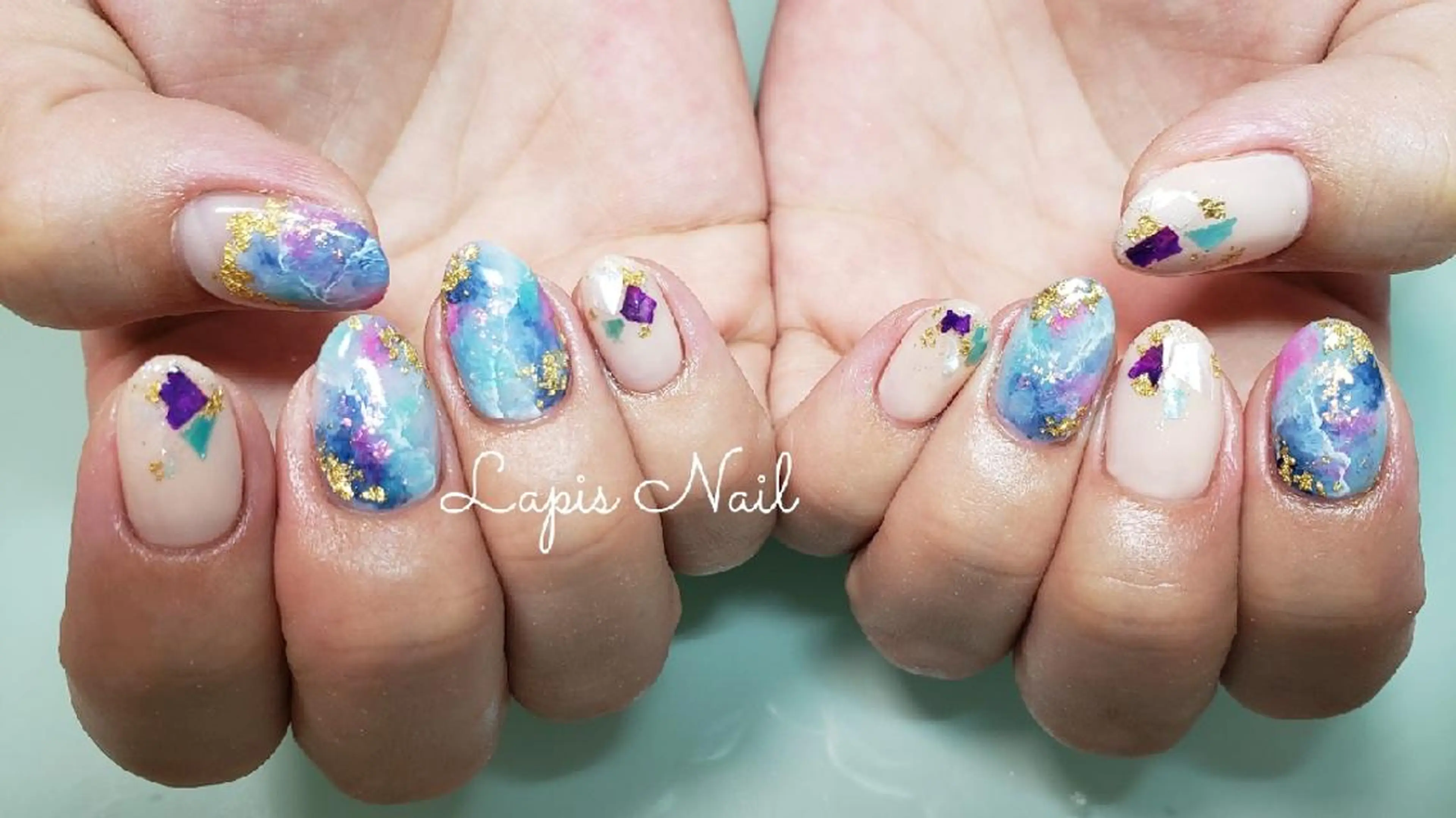 ネイル ハンドネイル Lapis  Nailのネイルデザイン