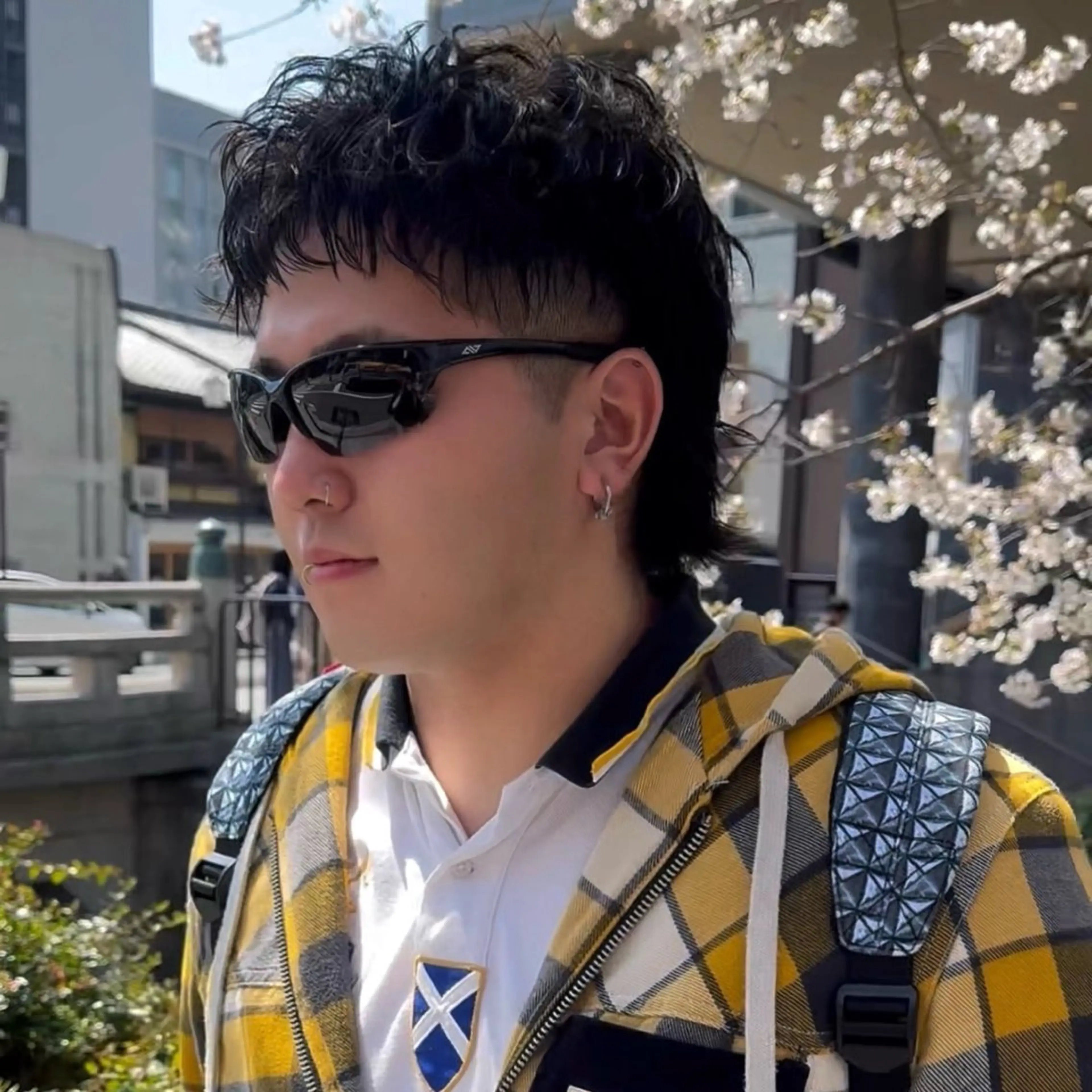 ショート メンズ カット トリートメント 希佳/メンズ ハイトーンカラーのヘアスタイル