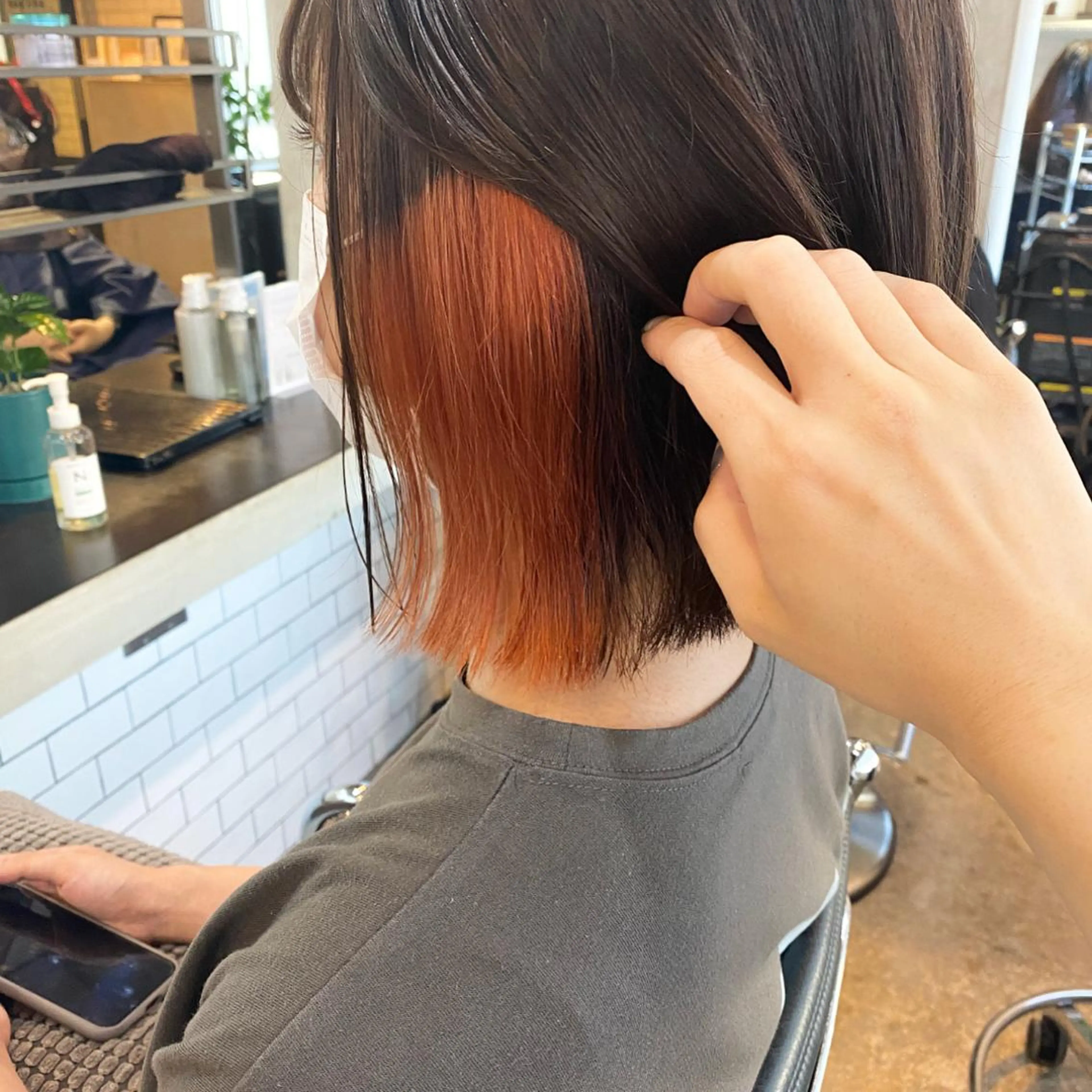 ショート カラー ヘアアレンジ stylist/蛯谷 珠里のヘアスタイル