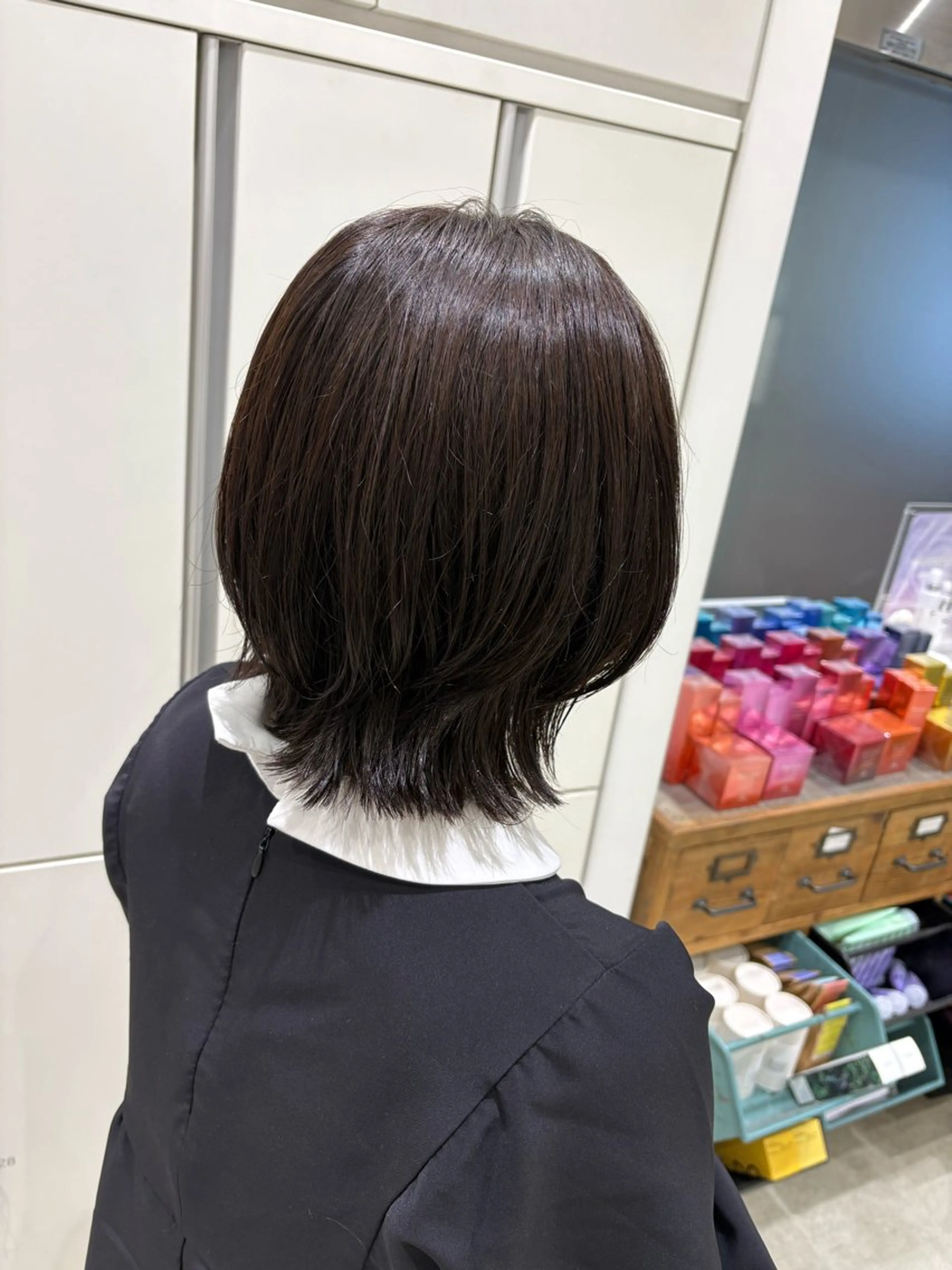 ミディアム ボブ くびれヘア ✧HINA✧ 韓国風/レイヤーのヘアスタイル