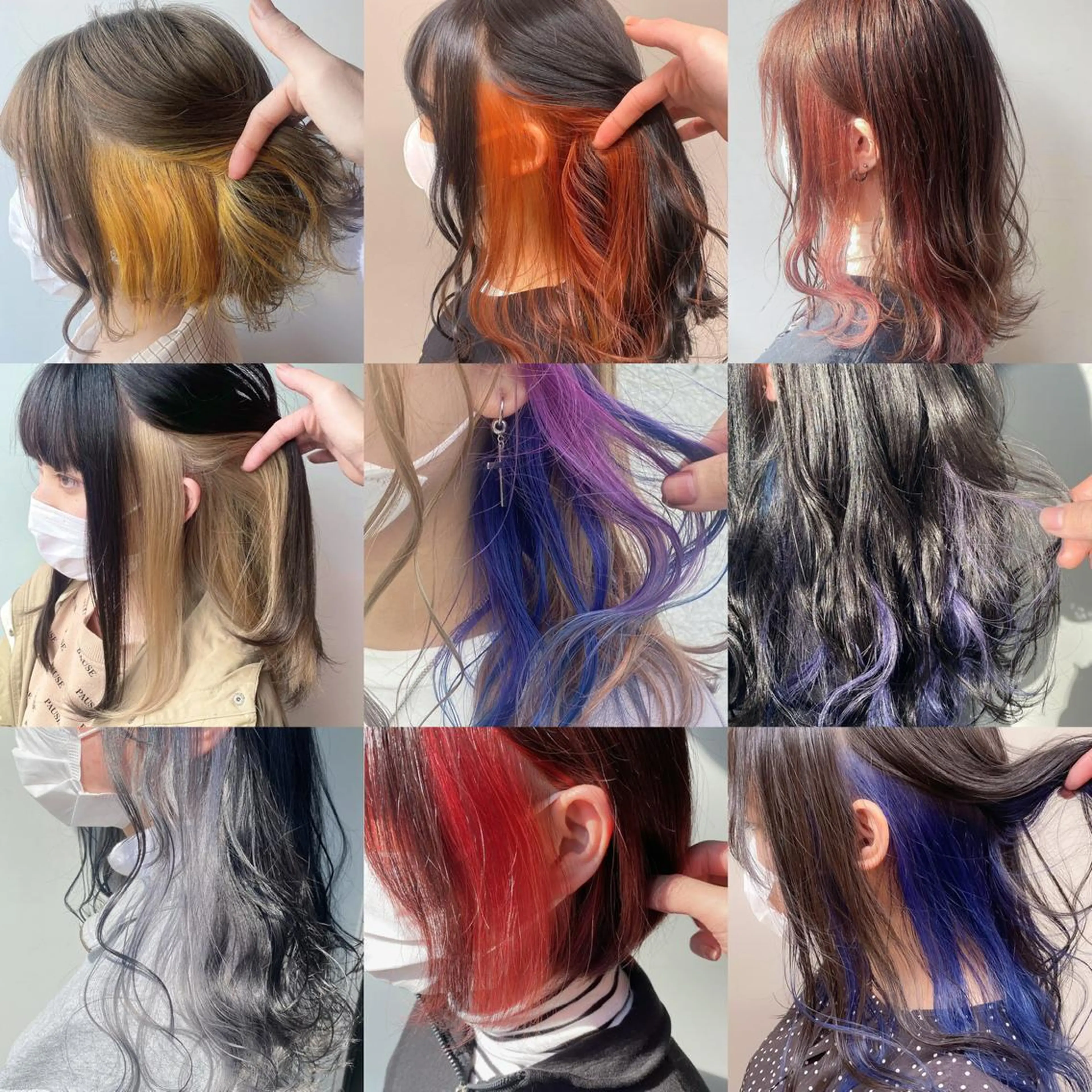 ミディアム カラー ヘアアレンジ メンズ キッズ 切りっぱなしボブ ミディアムパーマ メンズバレイヤージュ メンズブリーチ メンズハイライト 全色特化美容師 /コウスケ🎨のヘアスタイル