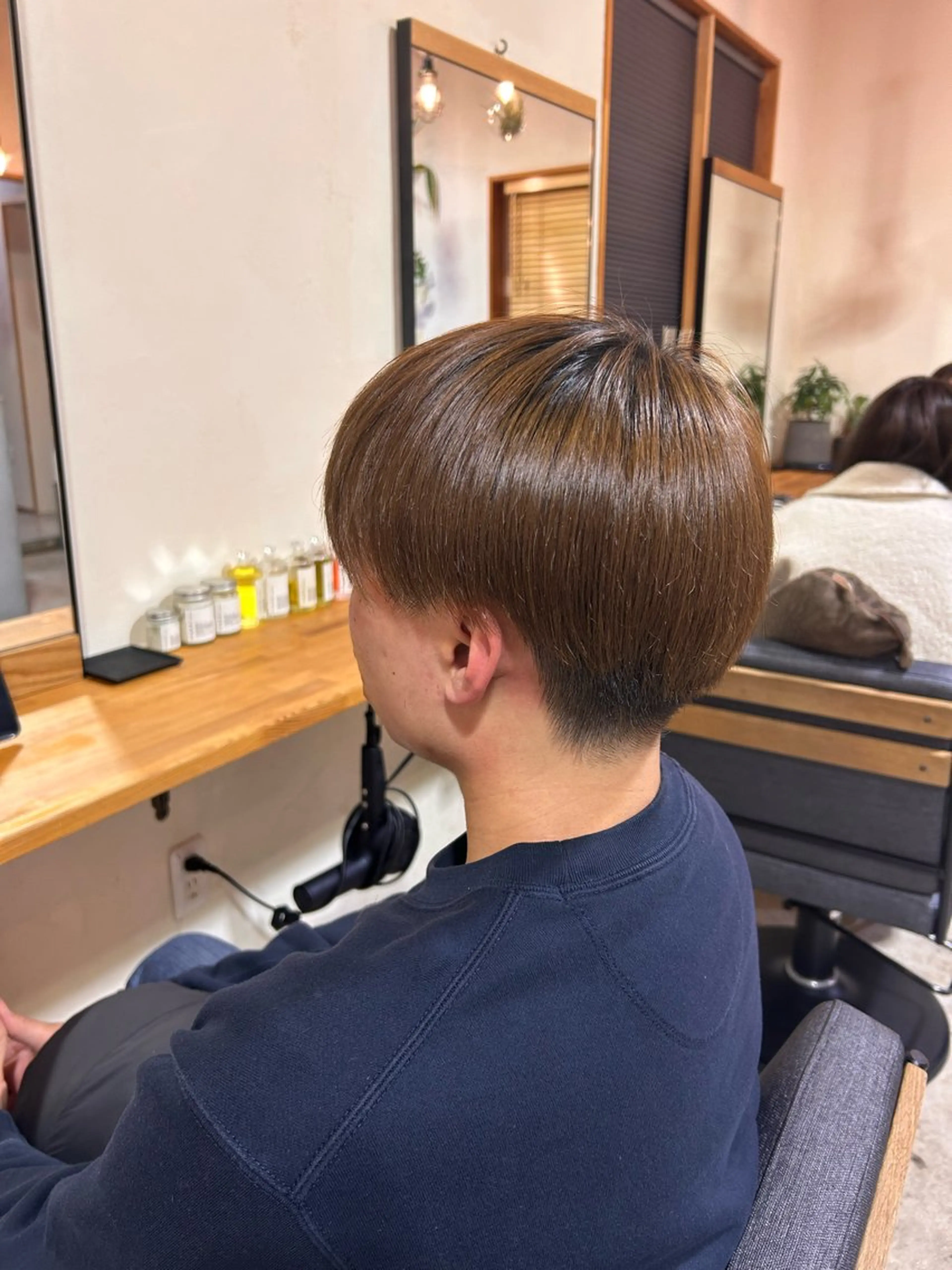 メンズヘアカラー（ワンカラーのみ）の写真