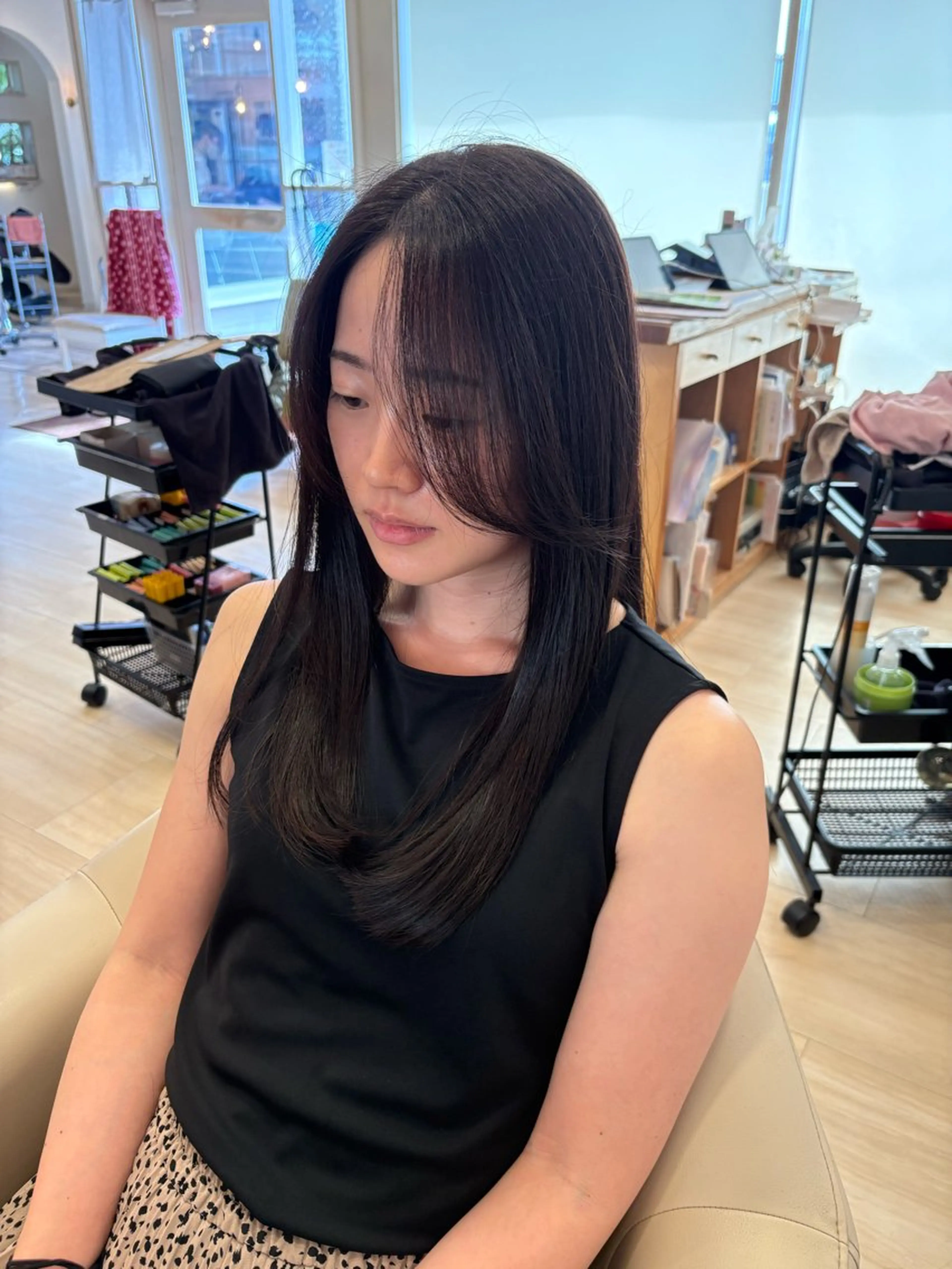 ロング 顔周りカット arch. 津福店のヘアスタイル