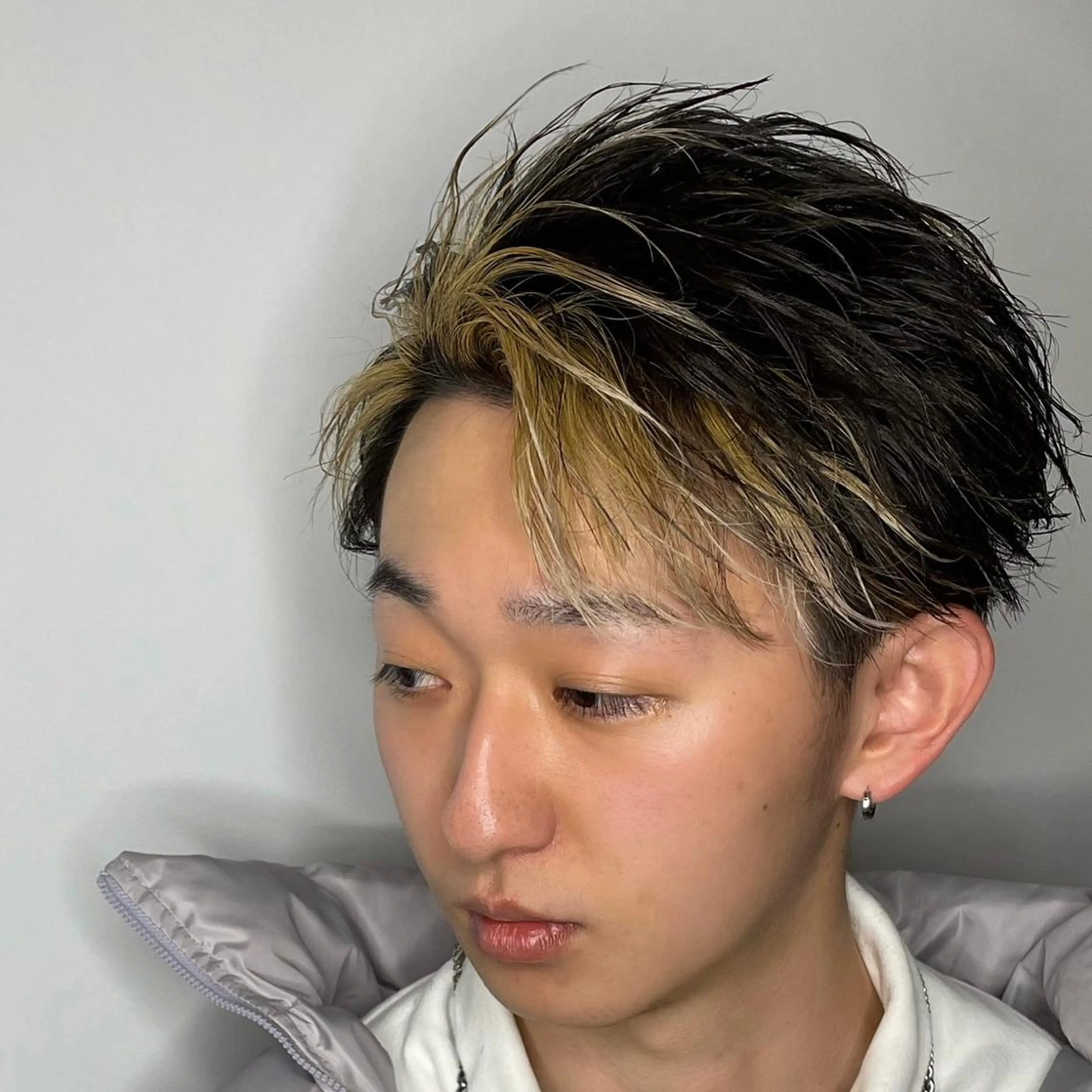 カラー メンズ 今田理来 メンズヘア‪✂︎‬のヘアスタイル