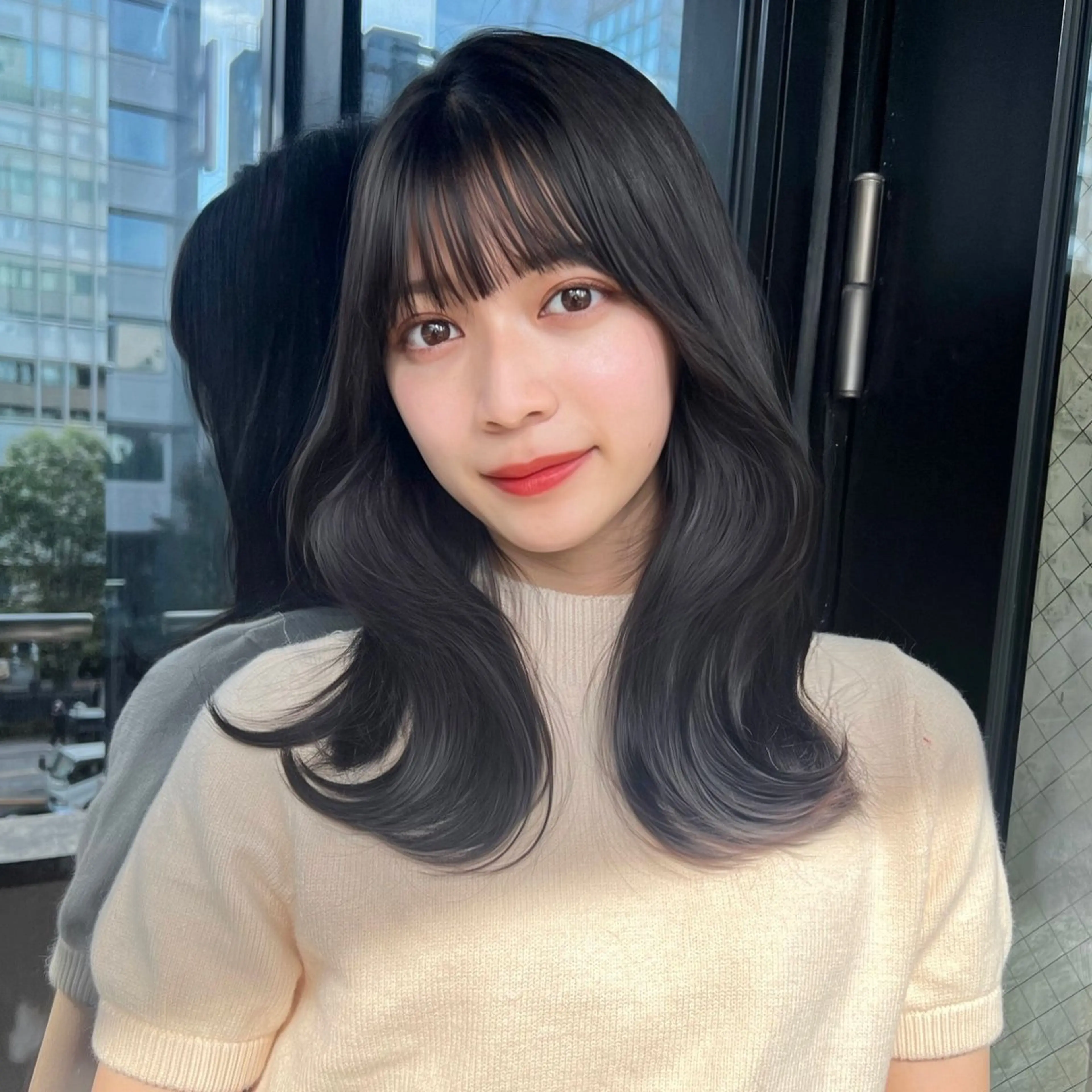 セミロング 映える顔まわり/前髪 特化 💗 ユキマのヘアスタイル